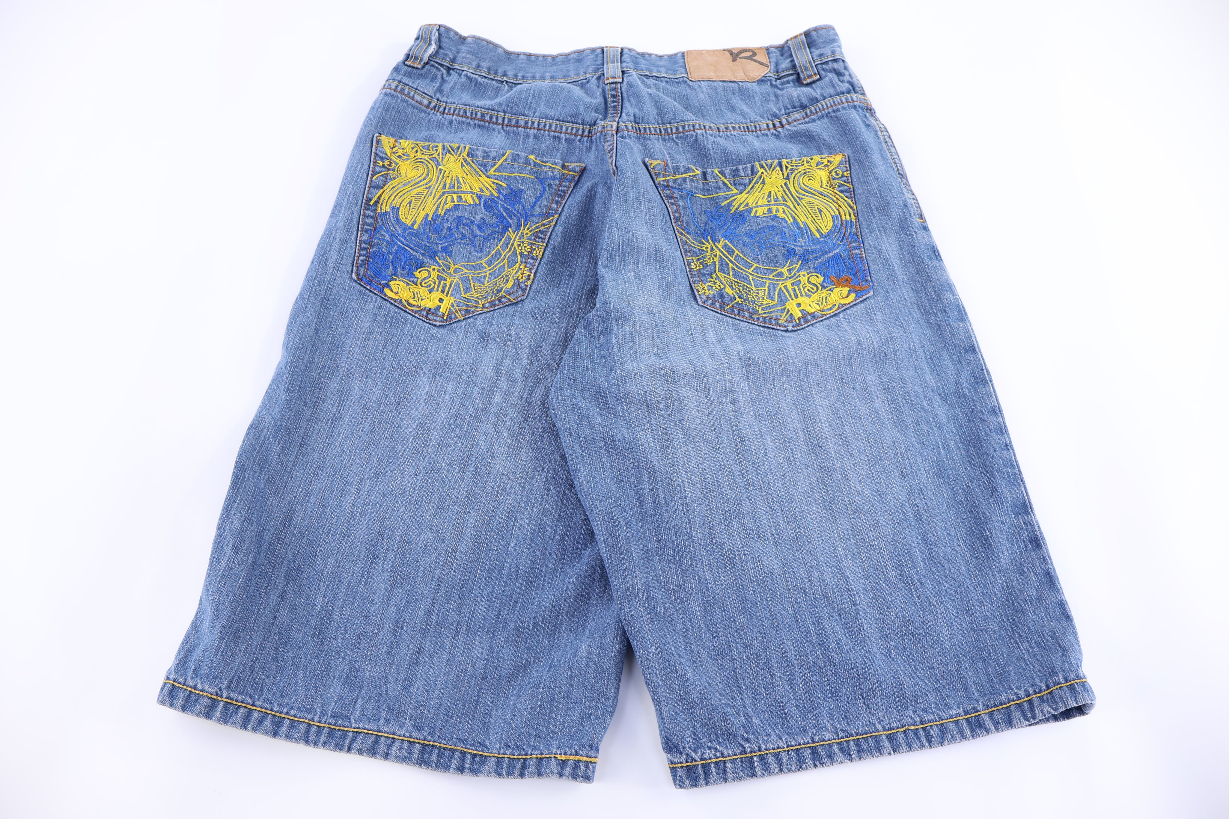 Rocawear Medium Wash Denim Shorts