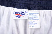 90's Reebok Embroidered Logo Blue Track Pants