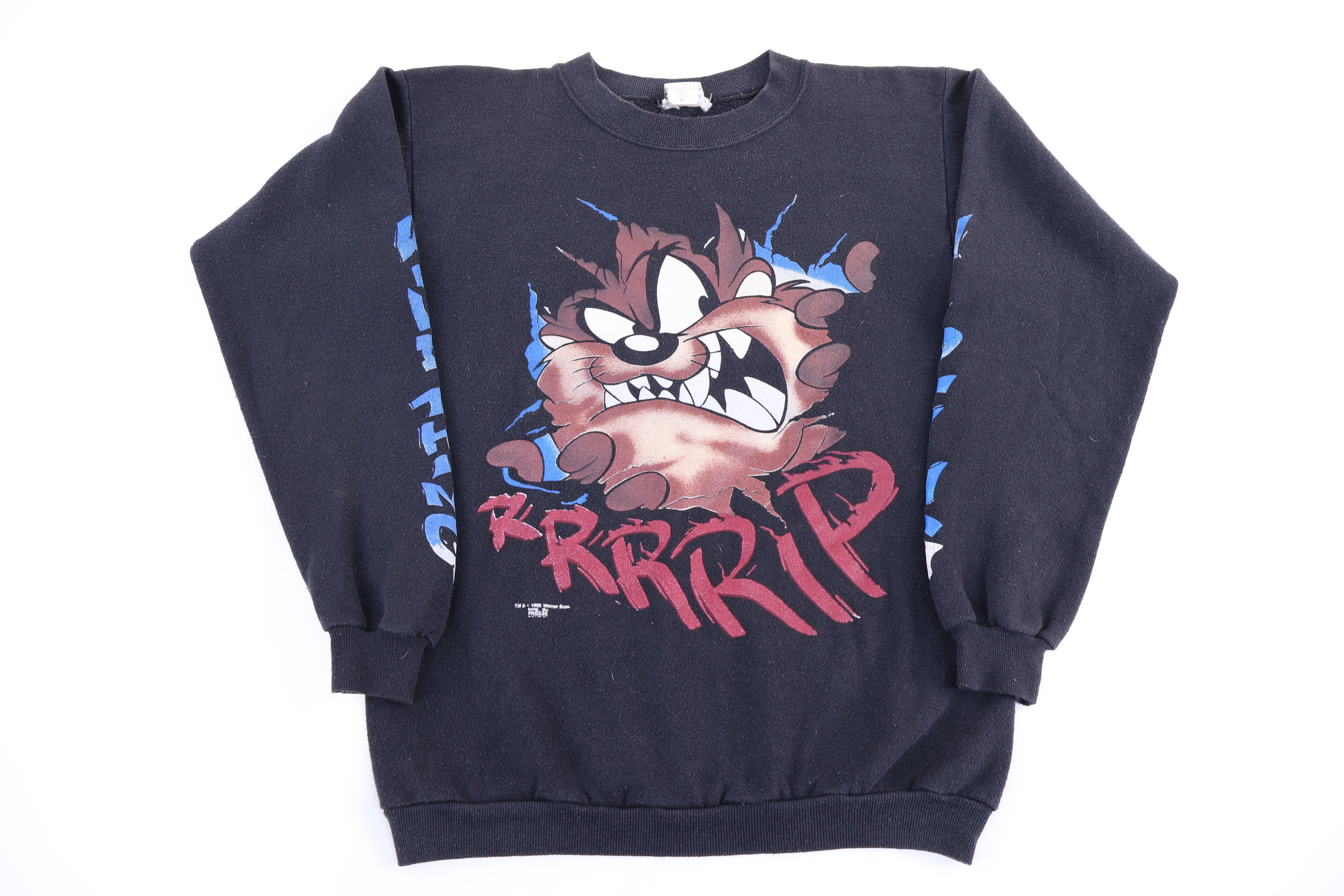 Youth 90's Looney Tunes Taz The Devil Sweatshirt