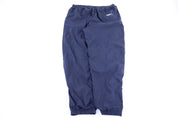 90's Reebok Embroidered Logo Blue Track Pants