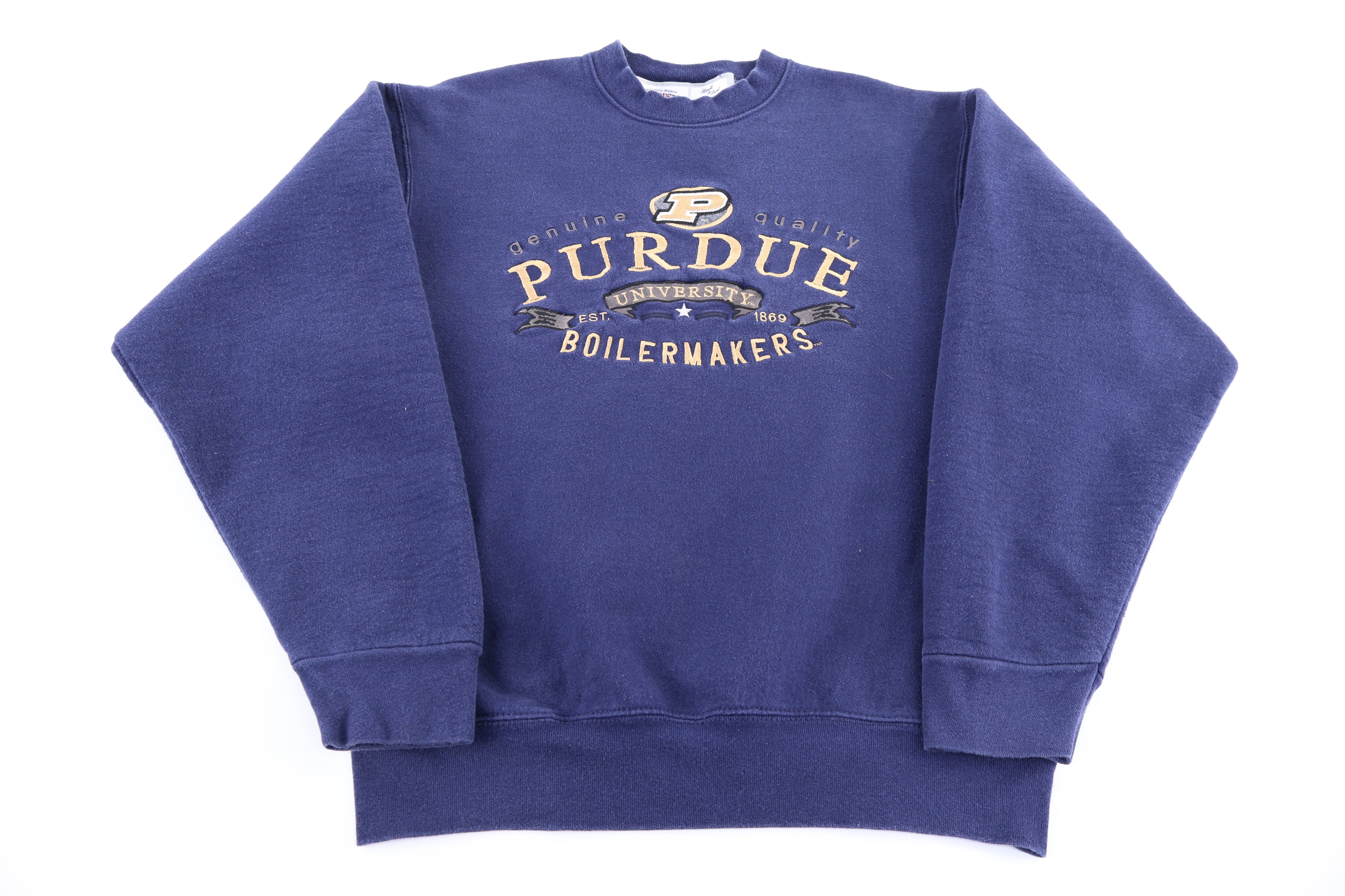 Vintage Purdue University Embroidered Sweatshirt