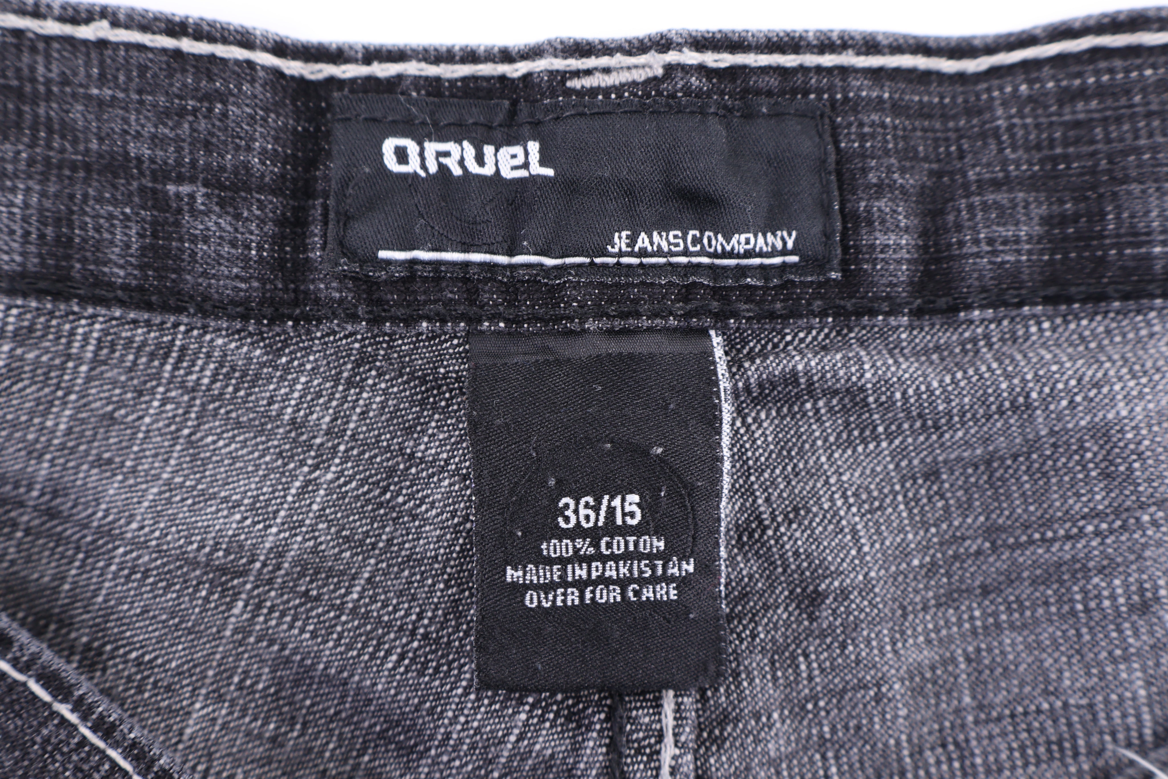 Y2K Qruel Dark Wash Denim Shorts