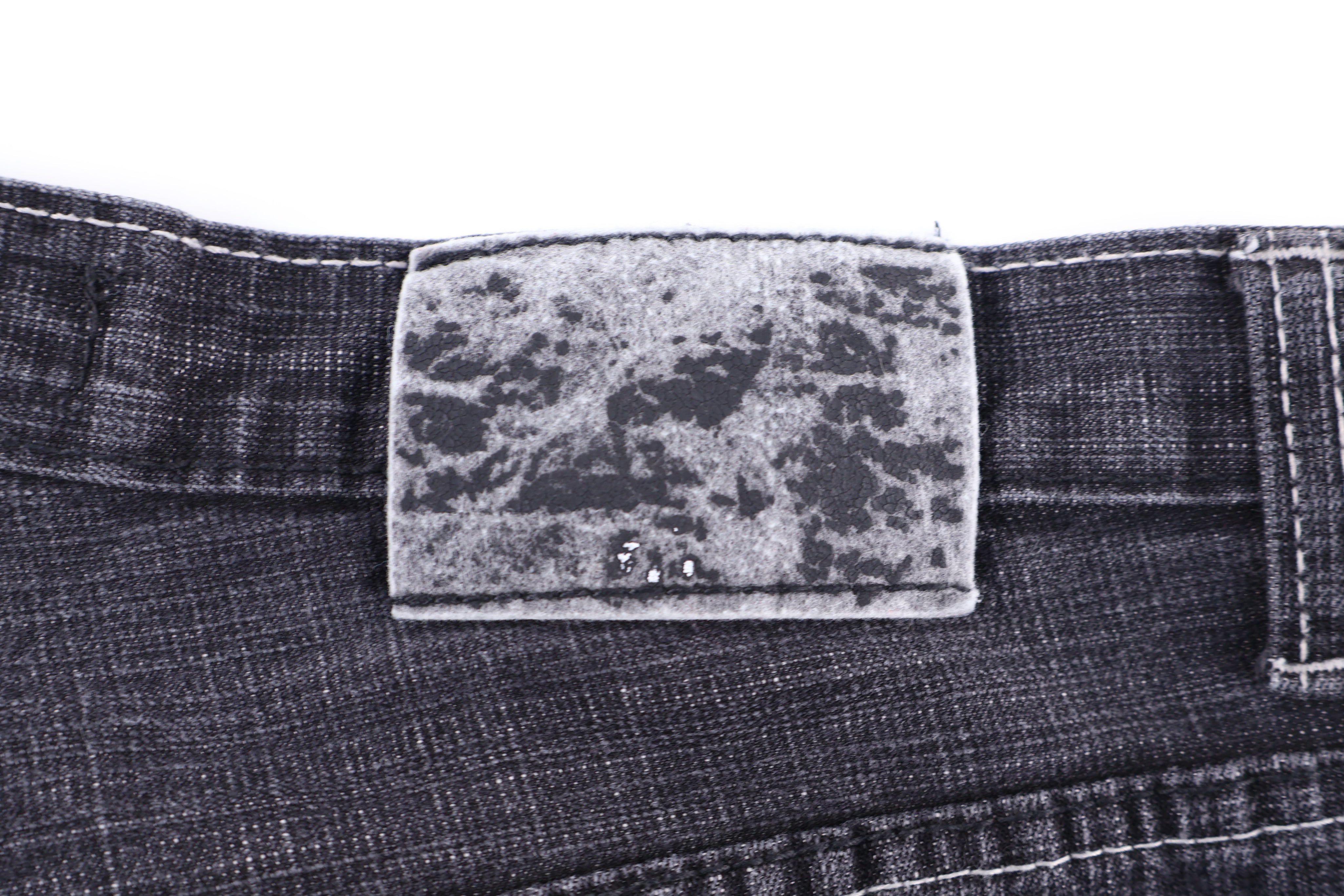 Y2K Qruel Dark Wash Denim Shorts