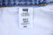 Levi's 505 Medium Wash Denim shorts
