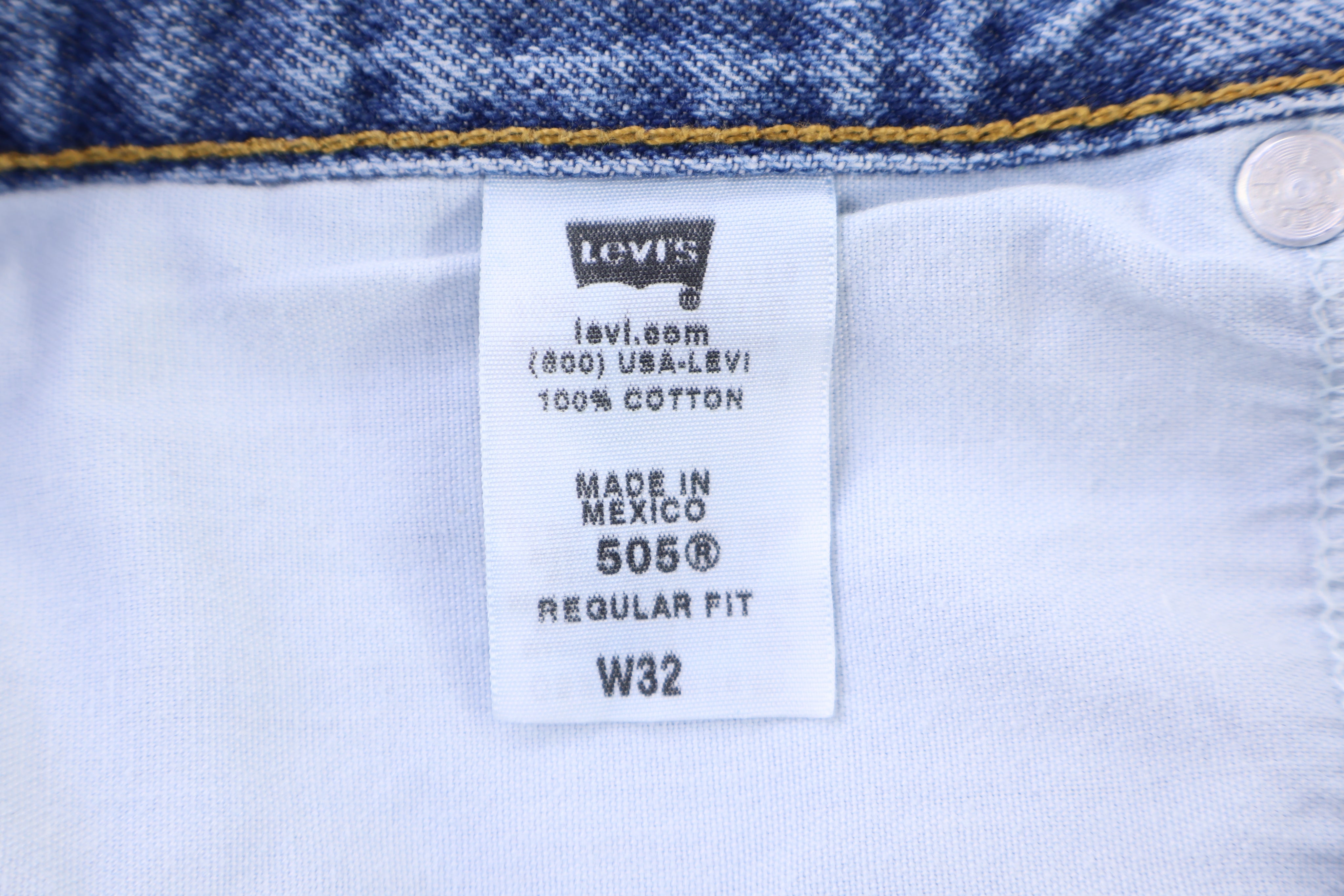 Levi's 505 Medium Wash Denim shorts