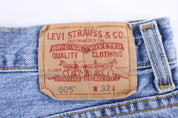 Levi's 505 Medium Wash Denim shorts