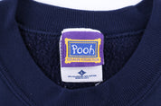 90's Winnie the Pooh Embroidered Logo Sweatshirt