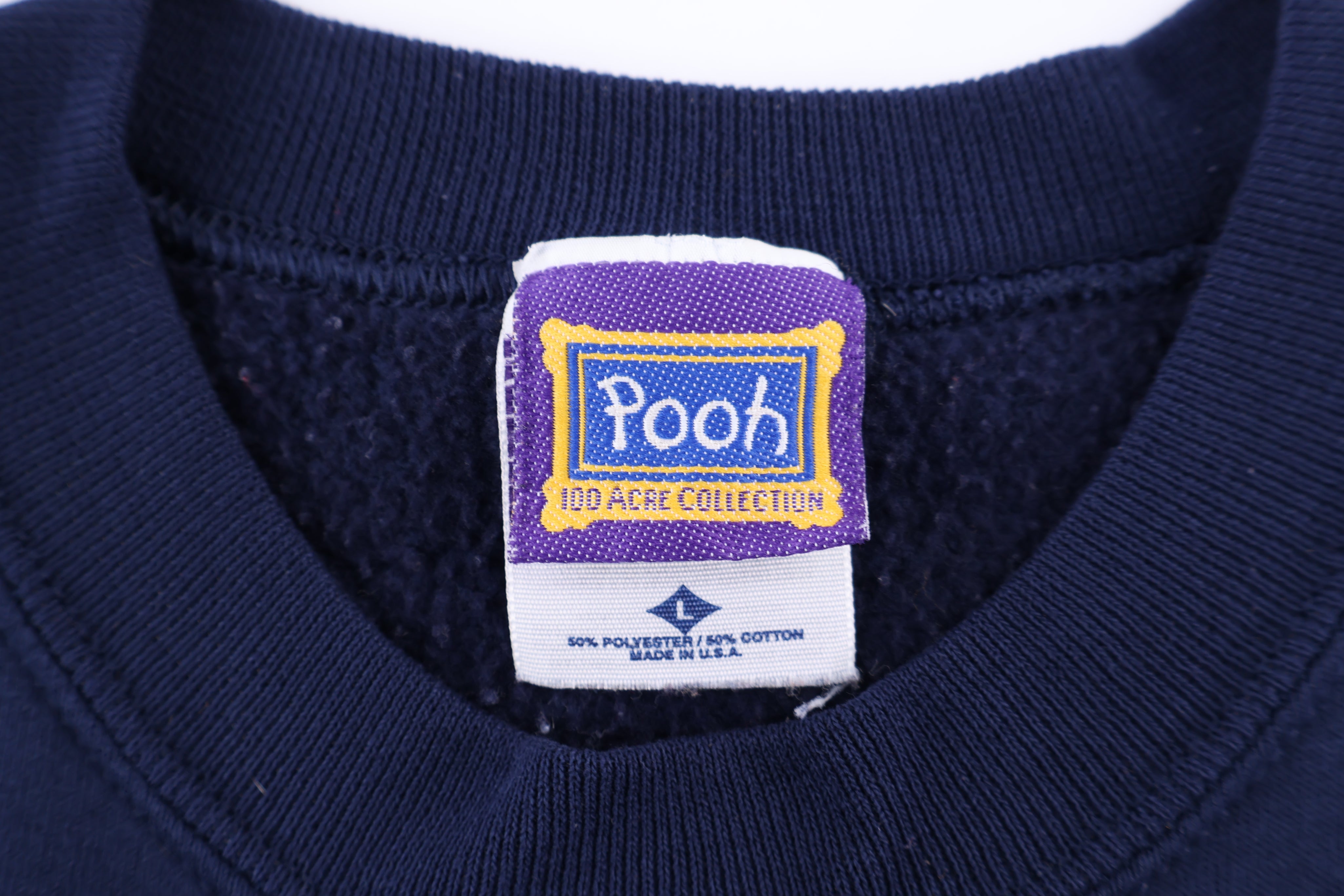 90's Winnie the Pooh Embroidered Logo Sweatshirt