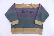 90's GUESS Jeans Embroidered Logo Multicolor Pullover