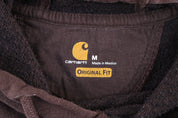 Carhartt Logo Patch Brown Pullover Hoodie