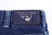 Y2K Pure Playaz Dark Wash Denim shorts
