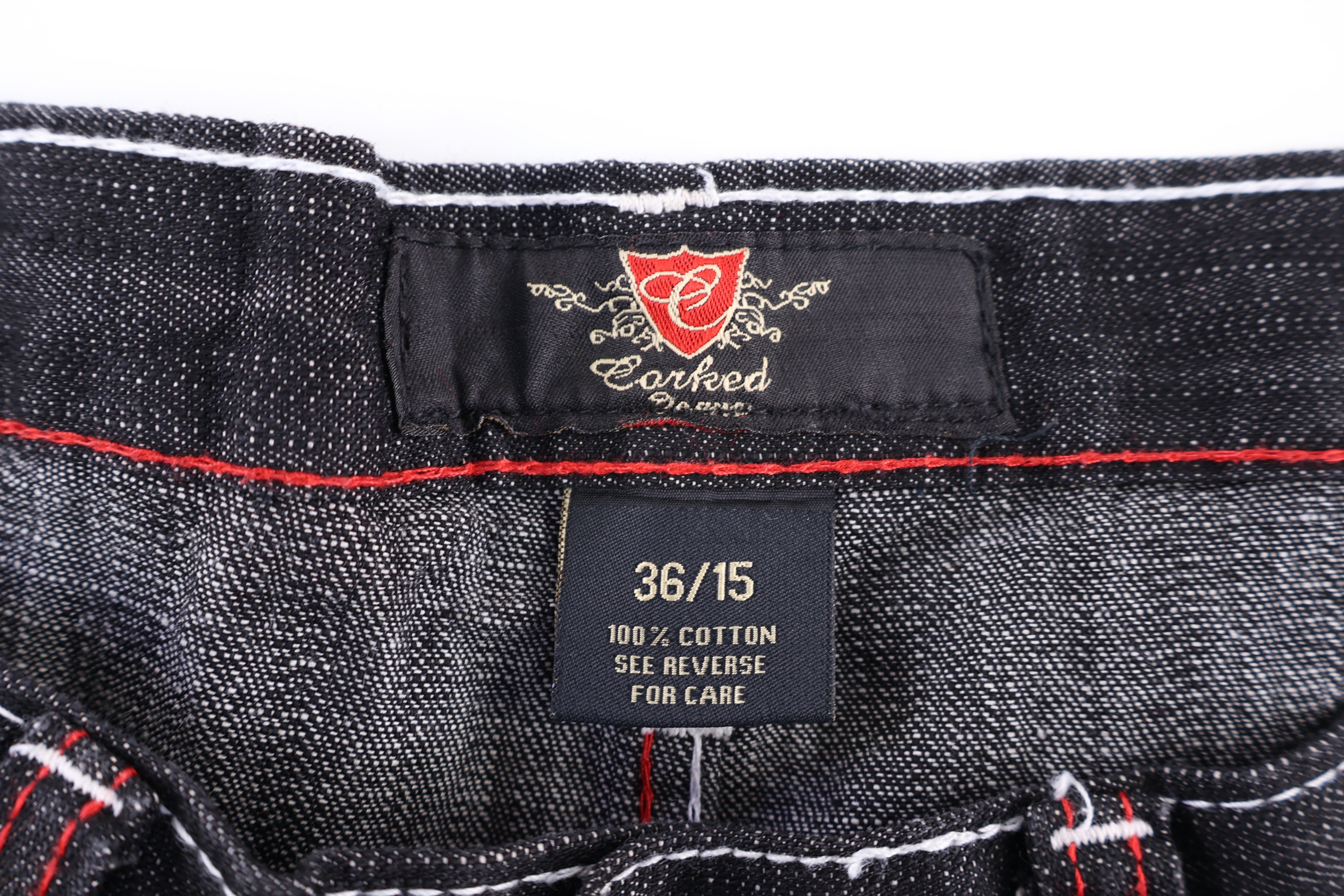 Y2K Corked Jeans Dark Wash Denim shorts