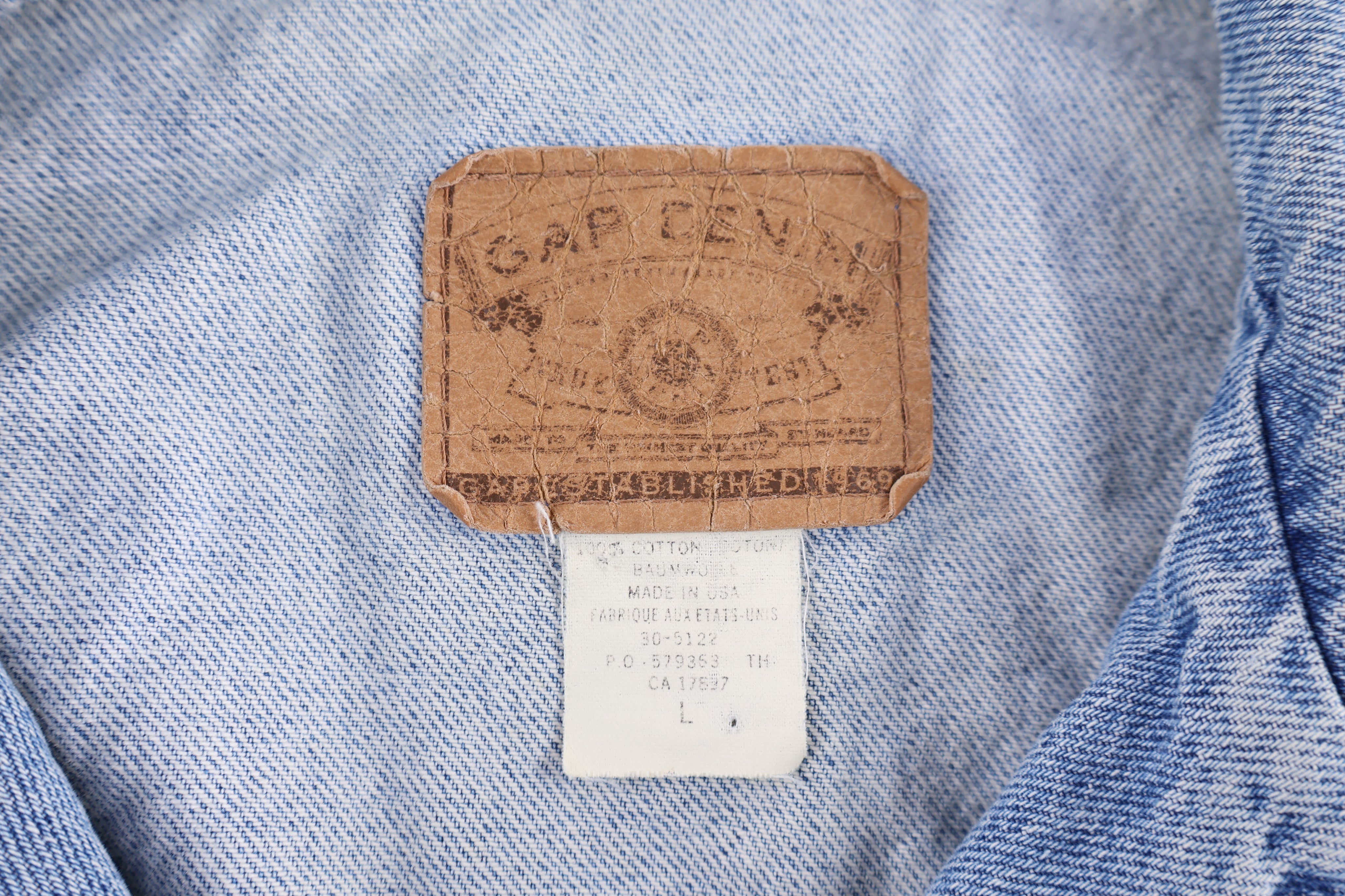 90's GAP Denim Light Wash Denim Jacket