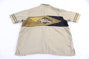 Harley Davidson Motorcycles Tan Button Down