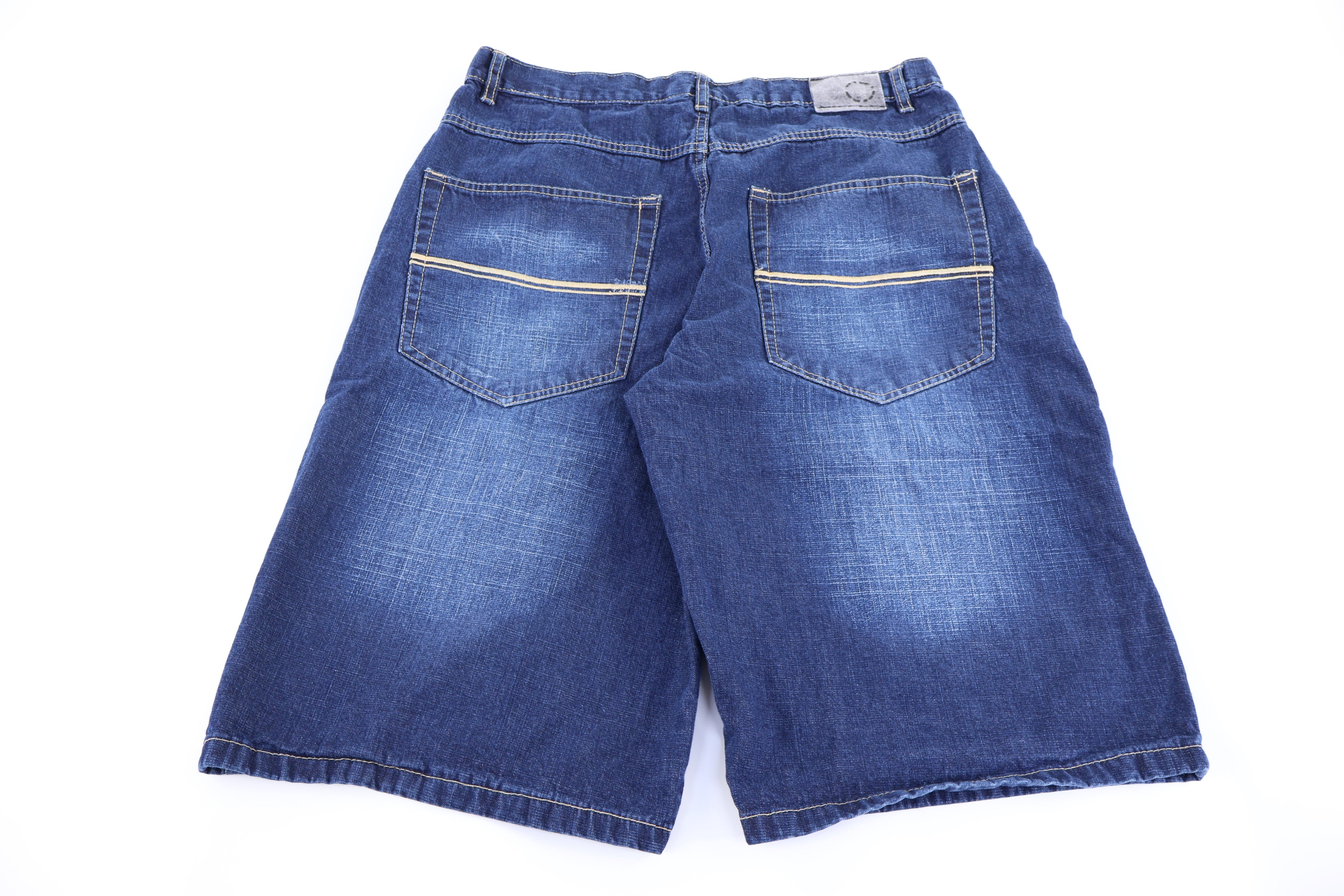 Y2K Noiz Dark Wash Denim Shorts