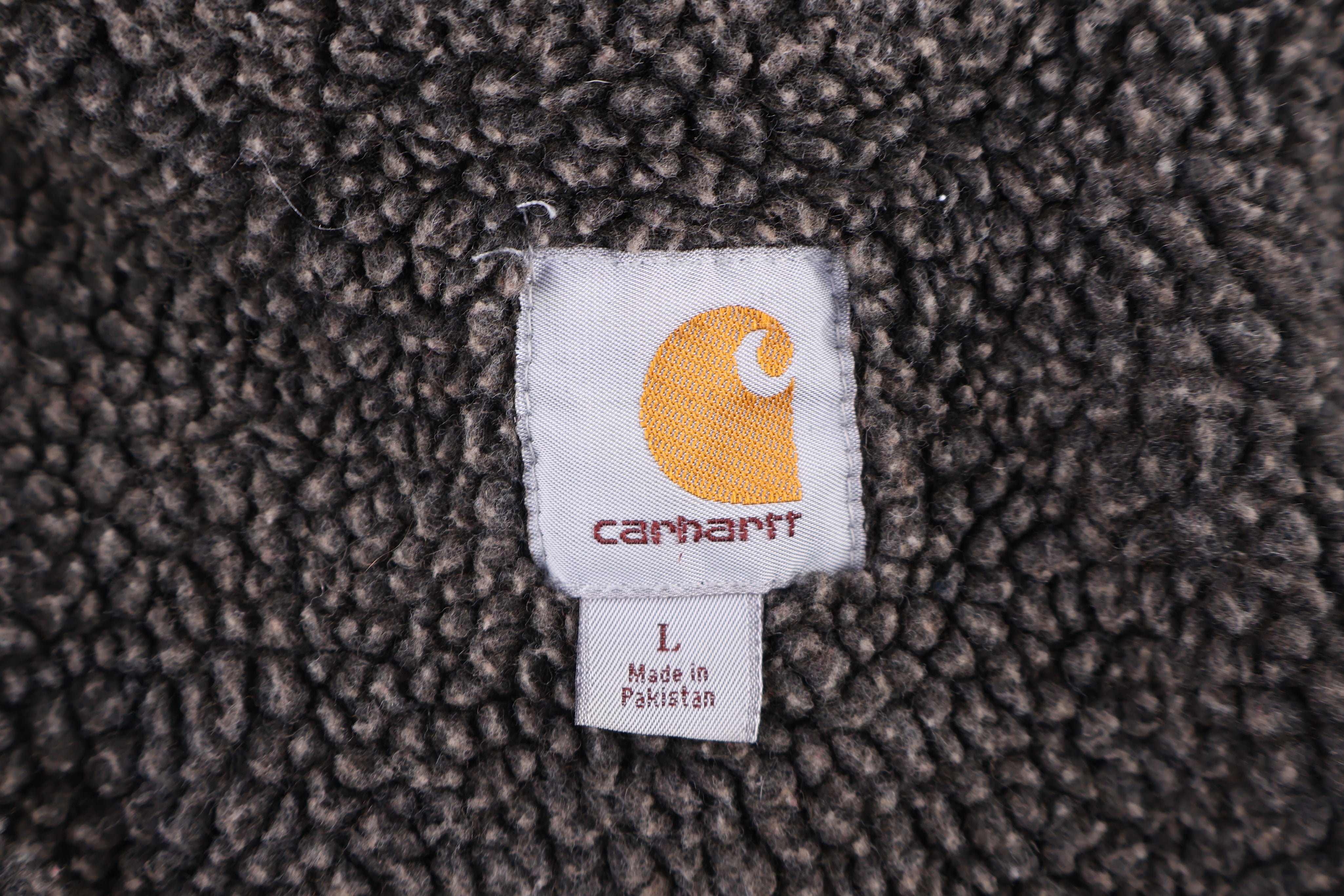 Carhartt Logo Patch Blue Full Zip Jacket