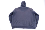Carhartt Logo Patch Blue Full Zip Jacket