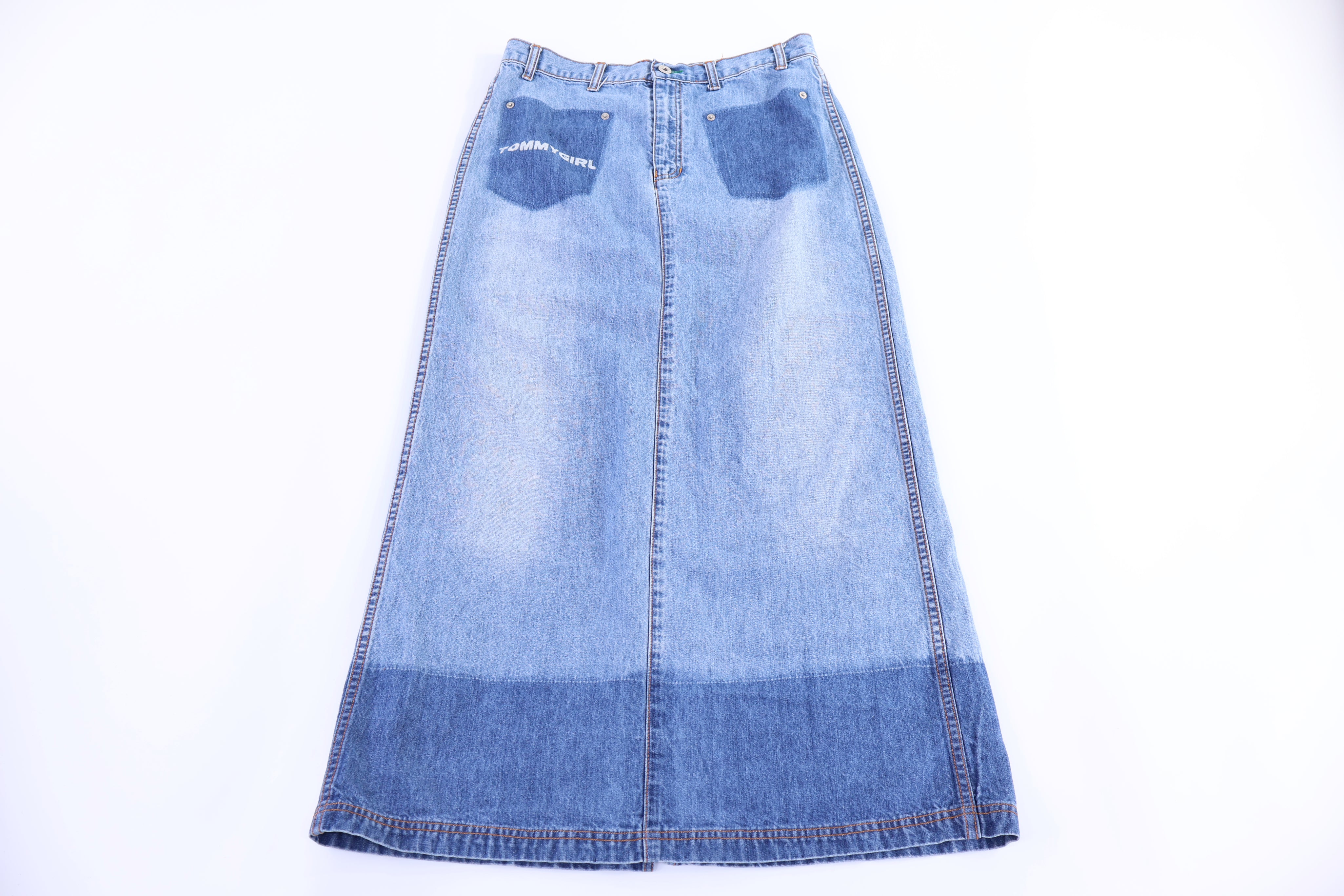 Vintage Tommy Hilfiger Denim Maxi Skirt