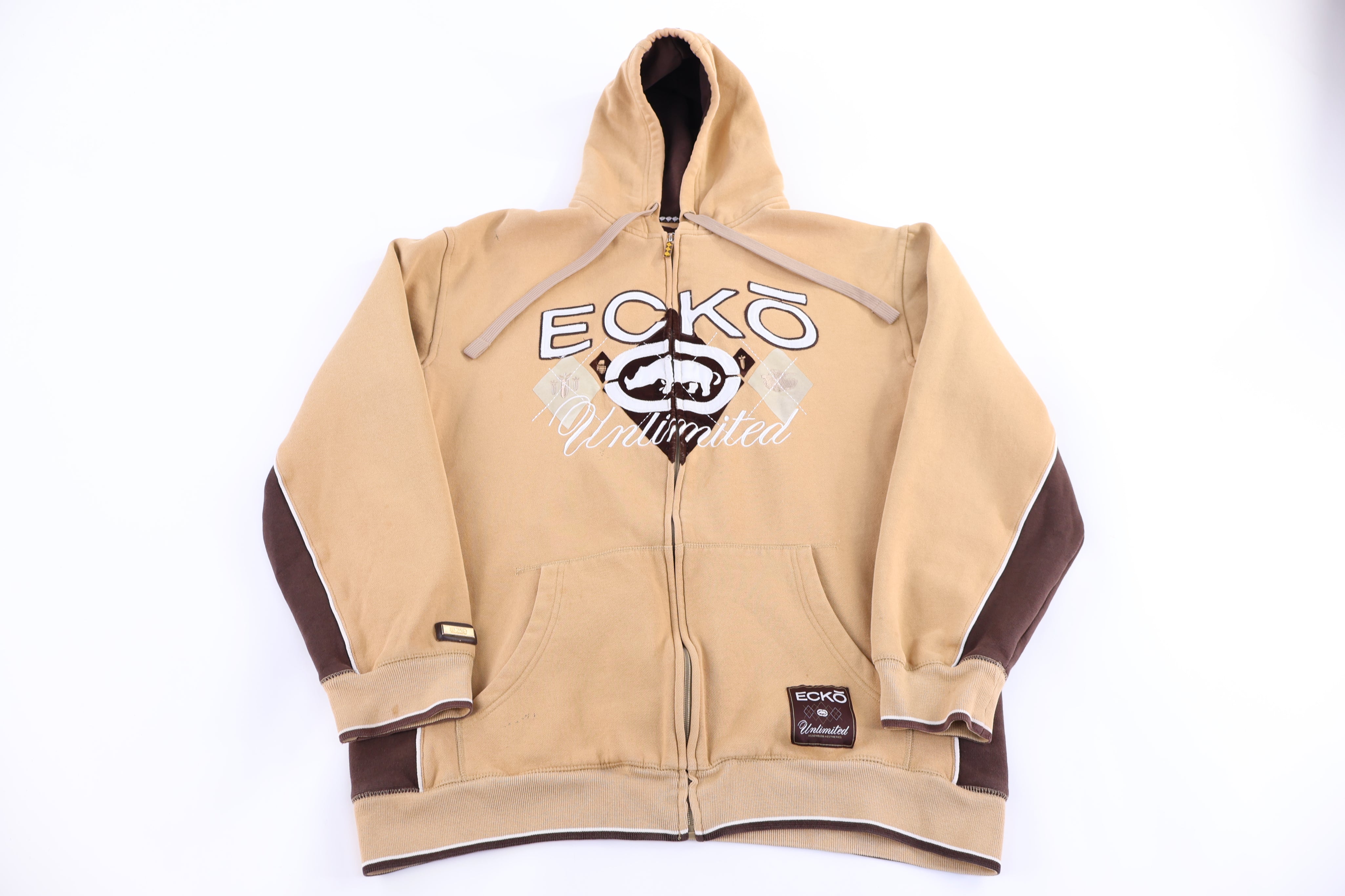 Ecko Unlimited Tan Full Zip Jacket