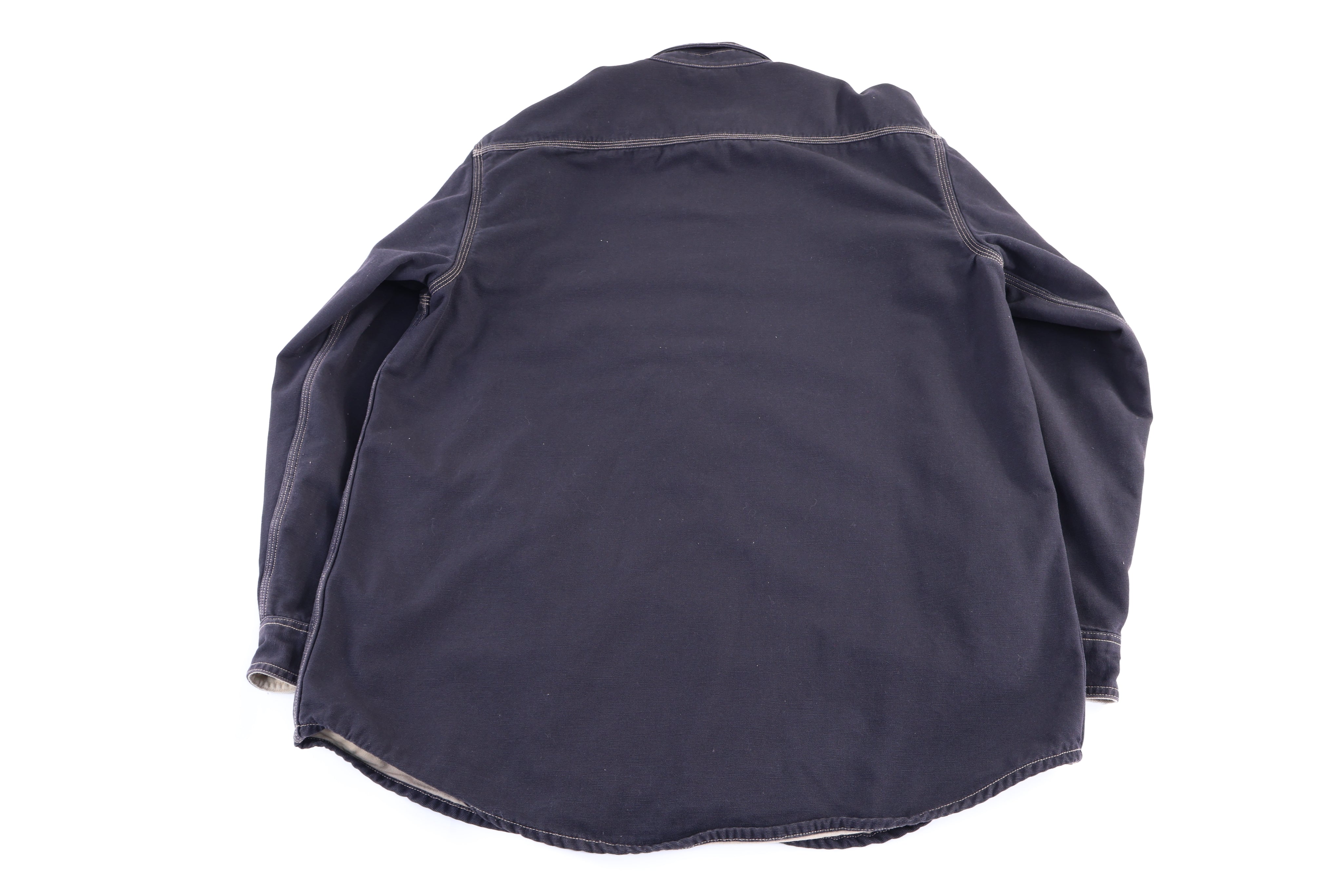 Carhartt Logo Patch Black LS Button Down