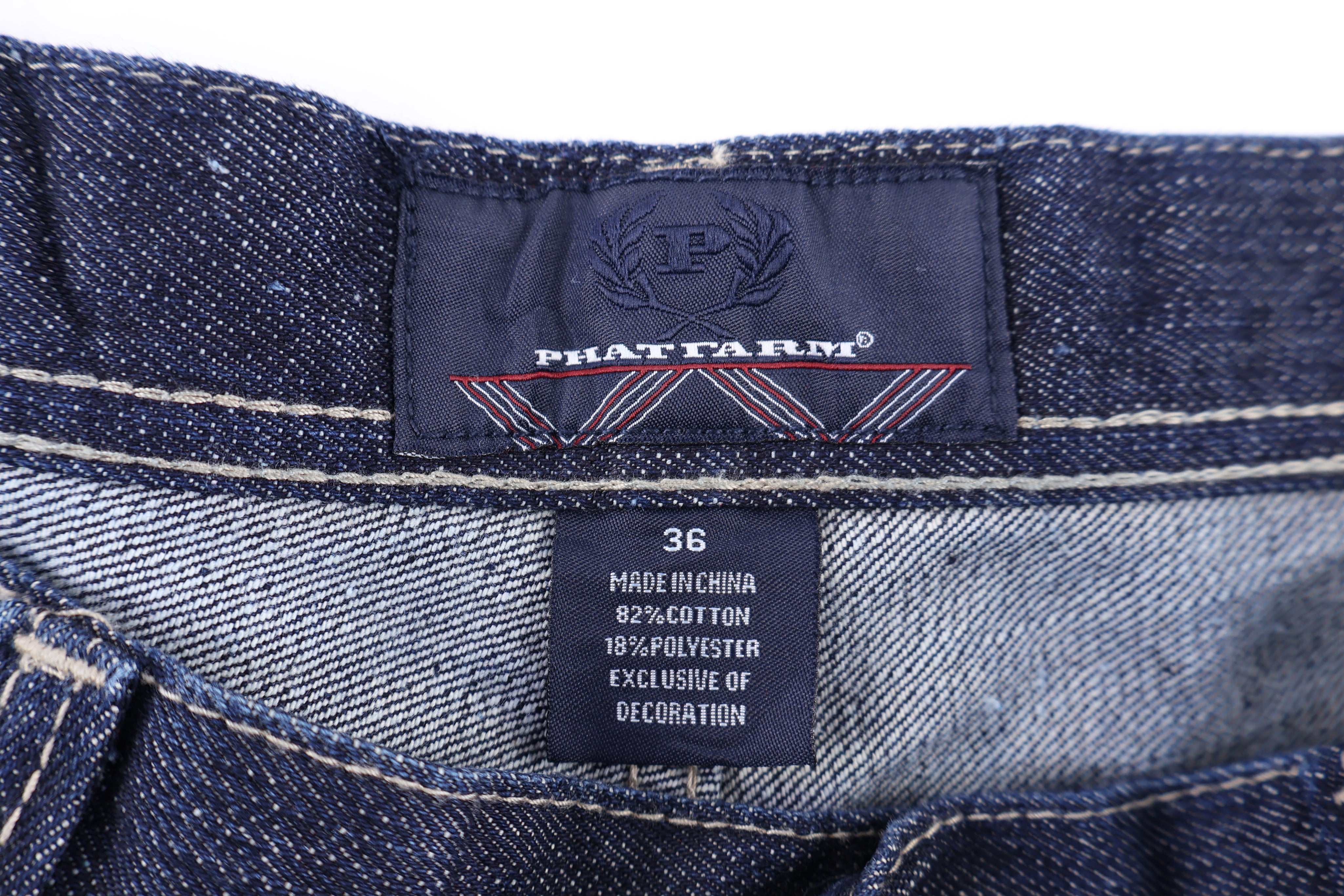 Y2K Phat Farm Dark Wash Denim Shorts