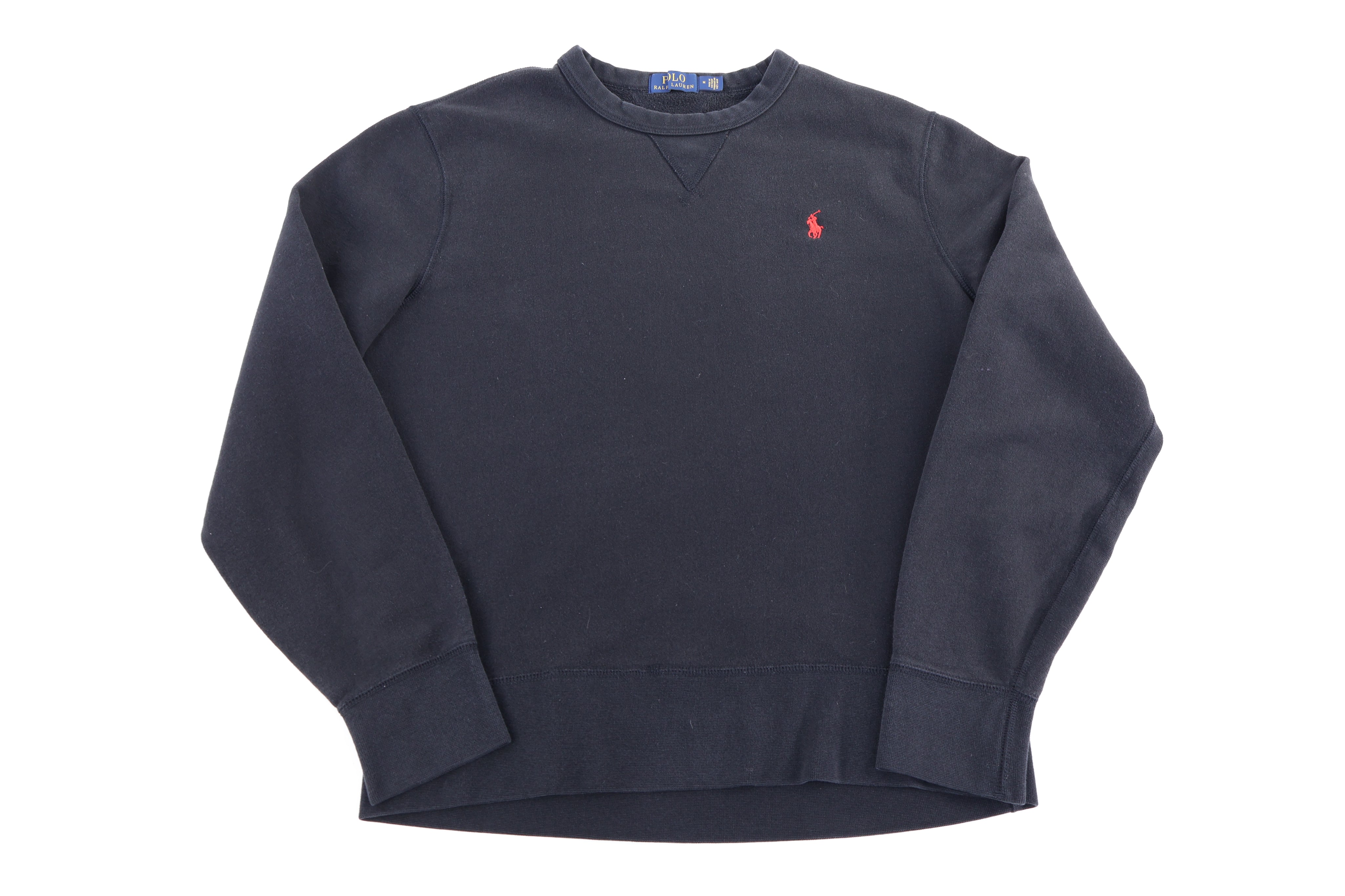 Polo Ralph Lauren Embroidered Logo Black Pullover Sweater