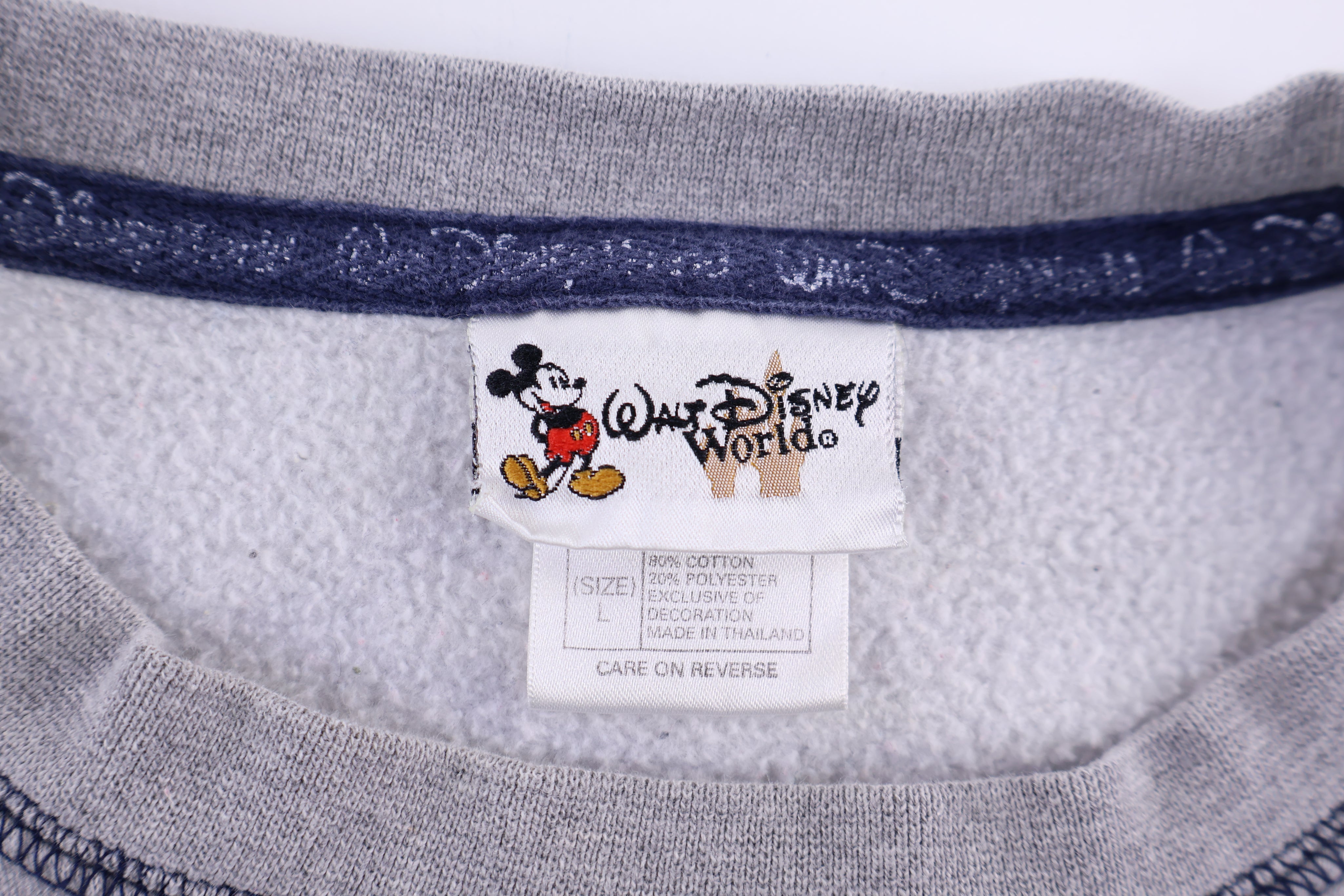 90's Walt Disney World Embroidered Sweatshirt