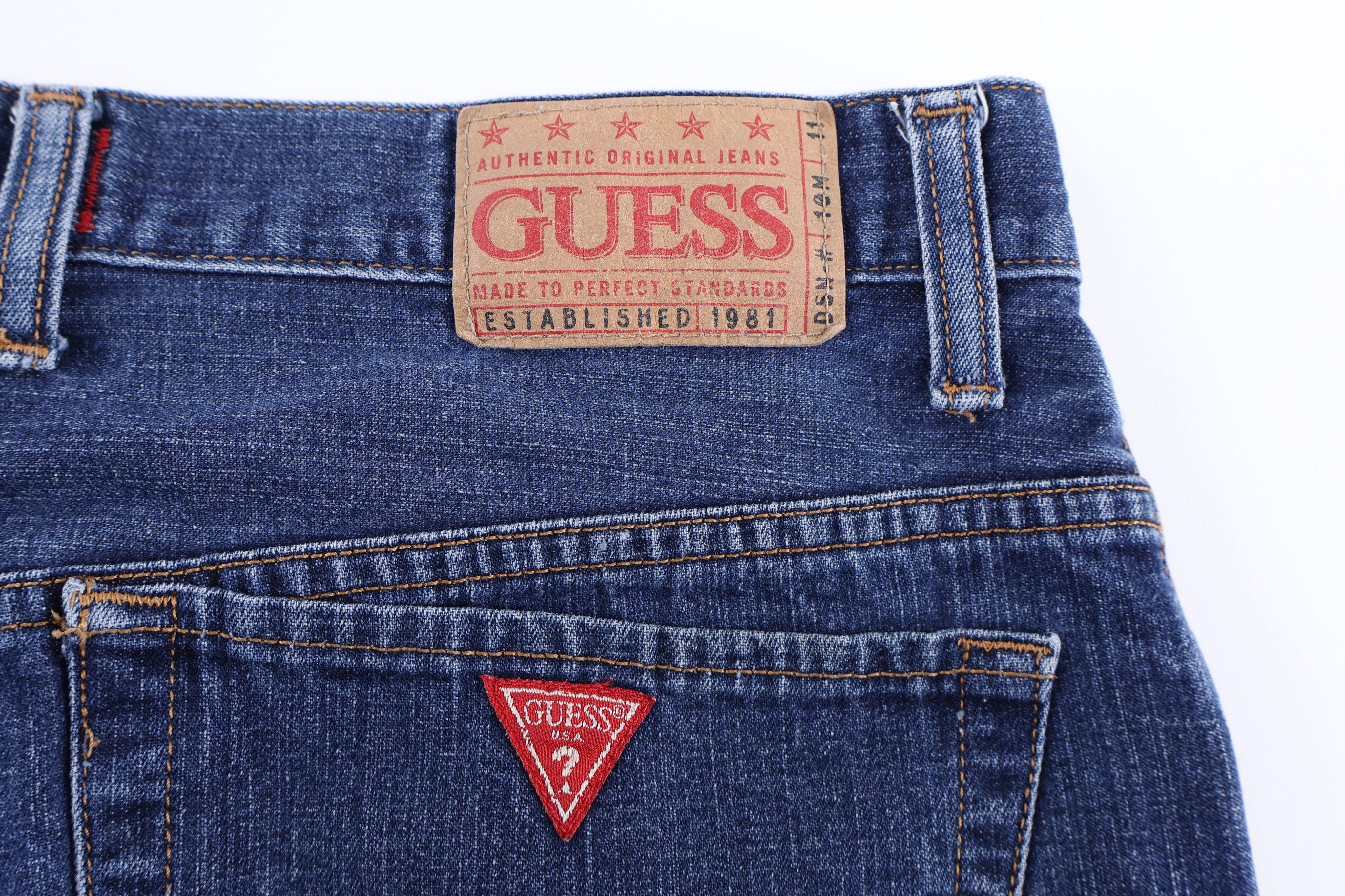 Vintage GUESS Dark Wash Denim Shorts