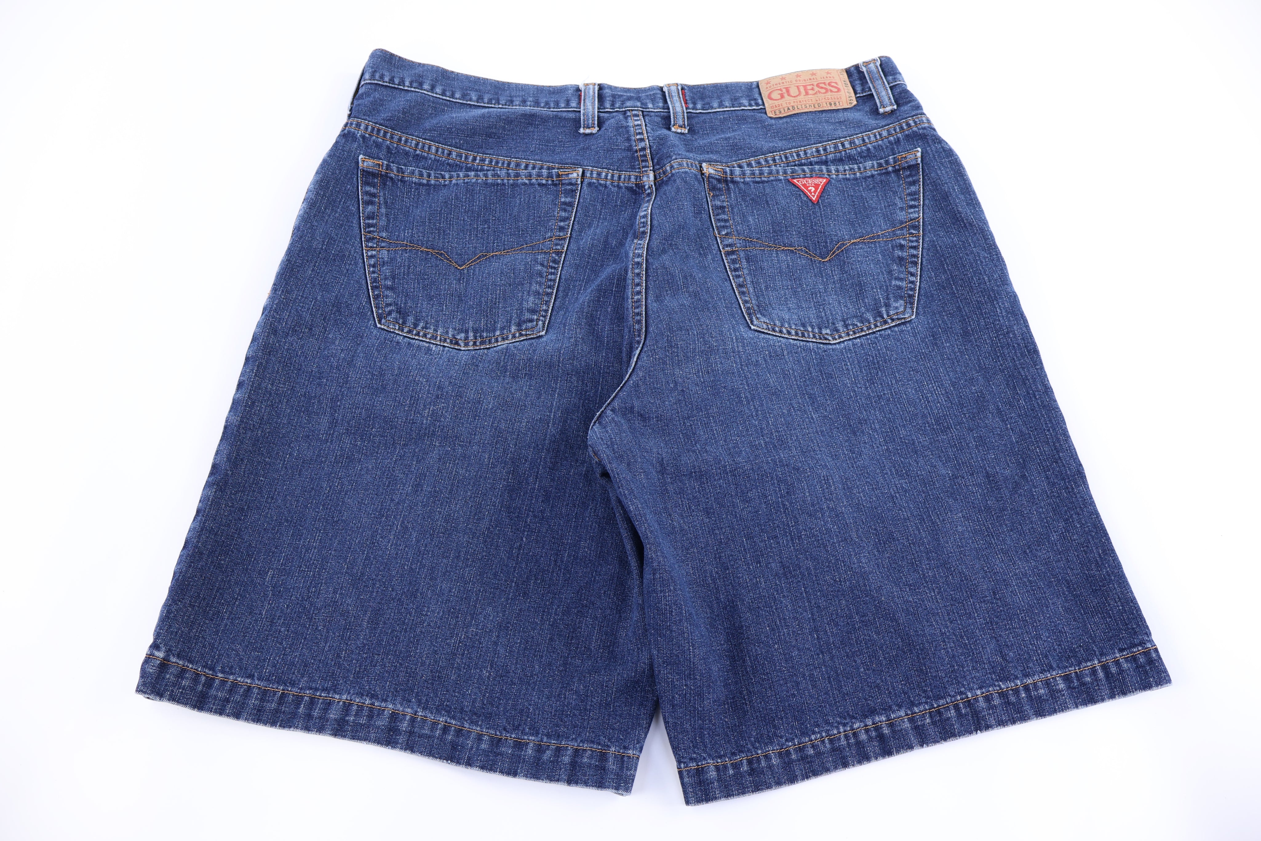 Vintage GUESS Dark Wash Denim Shorts