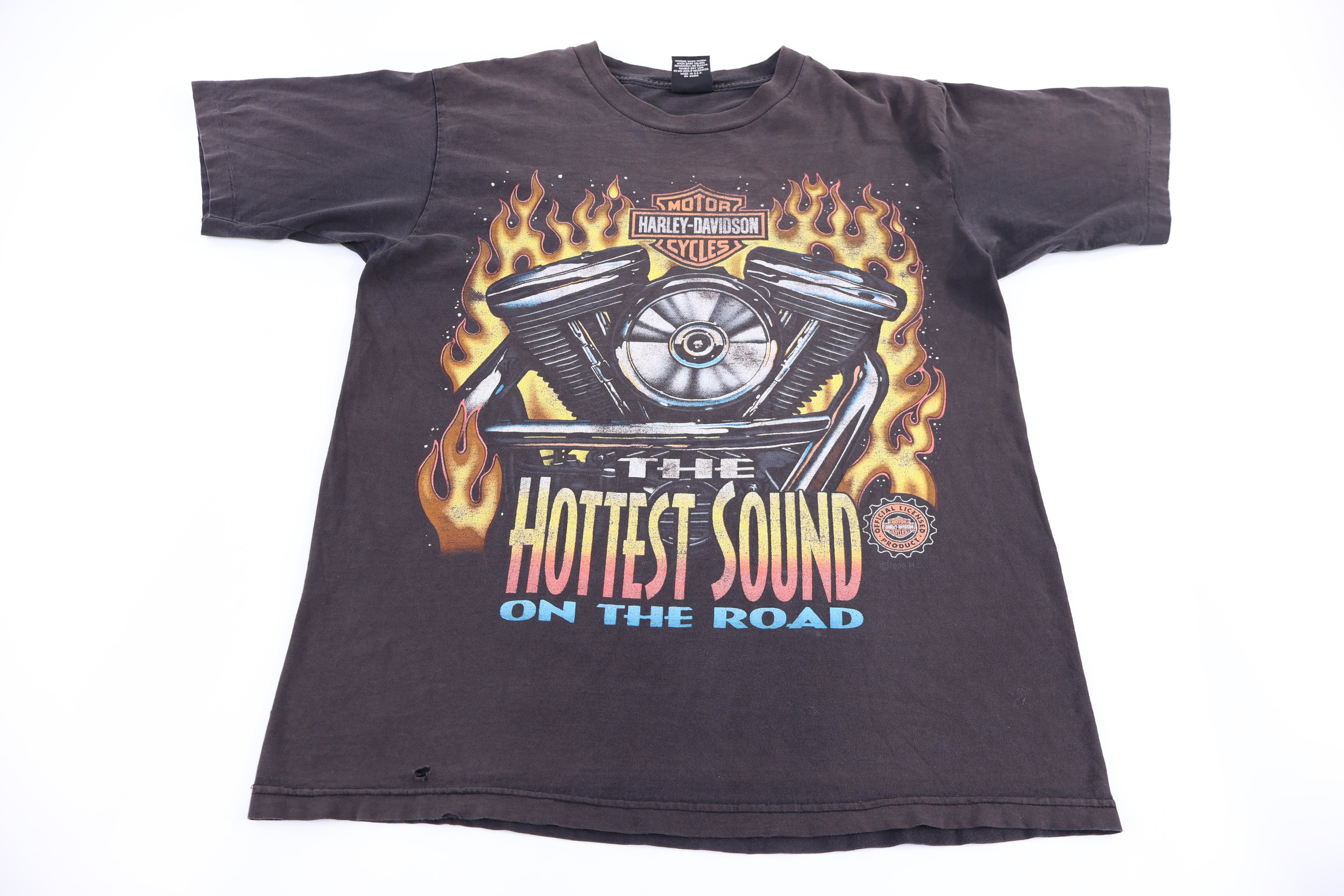 1996 Harley Davidson The Hottest Sound T-shirt