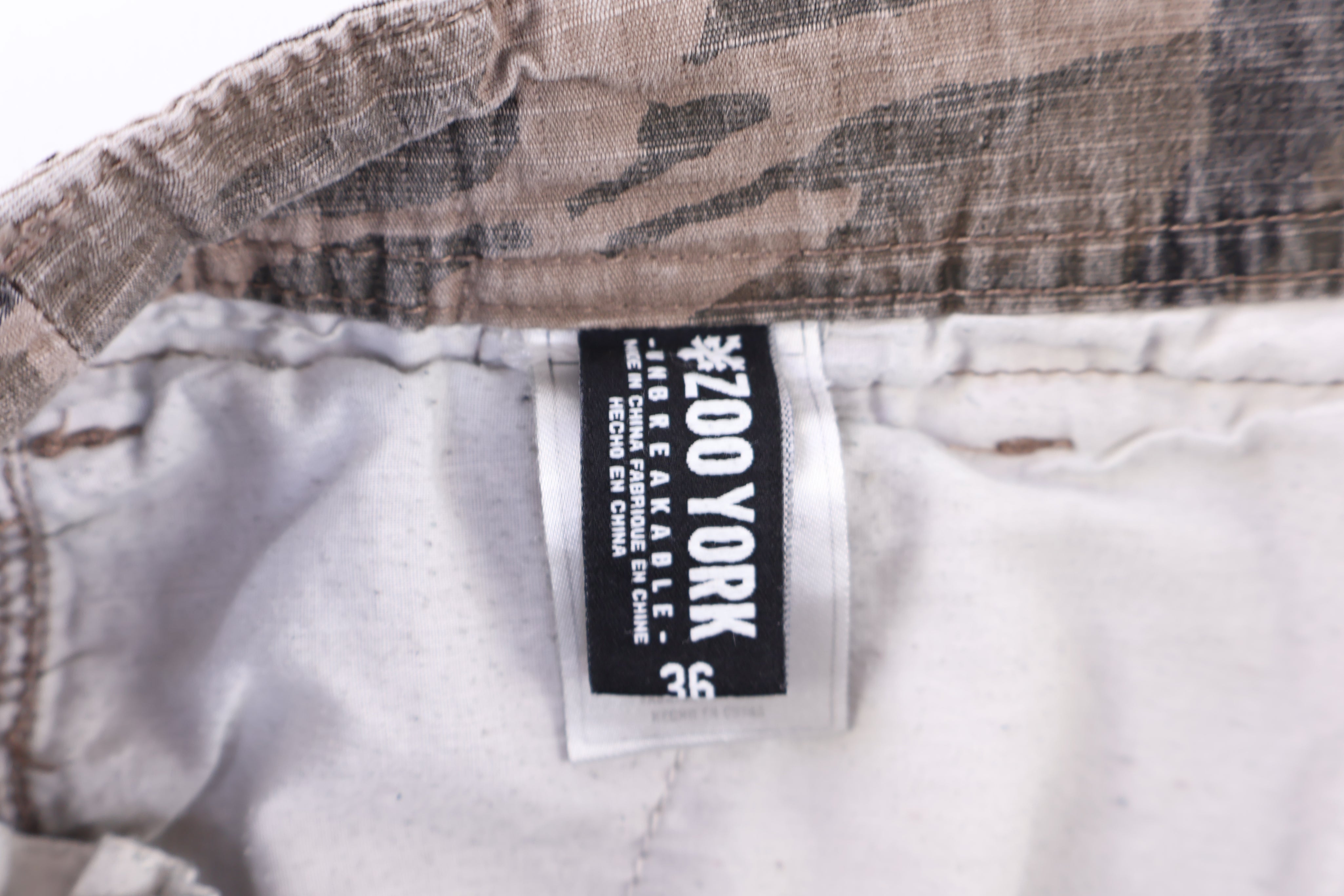 Y2K Zoo York Camo Cargo Shorts