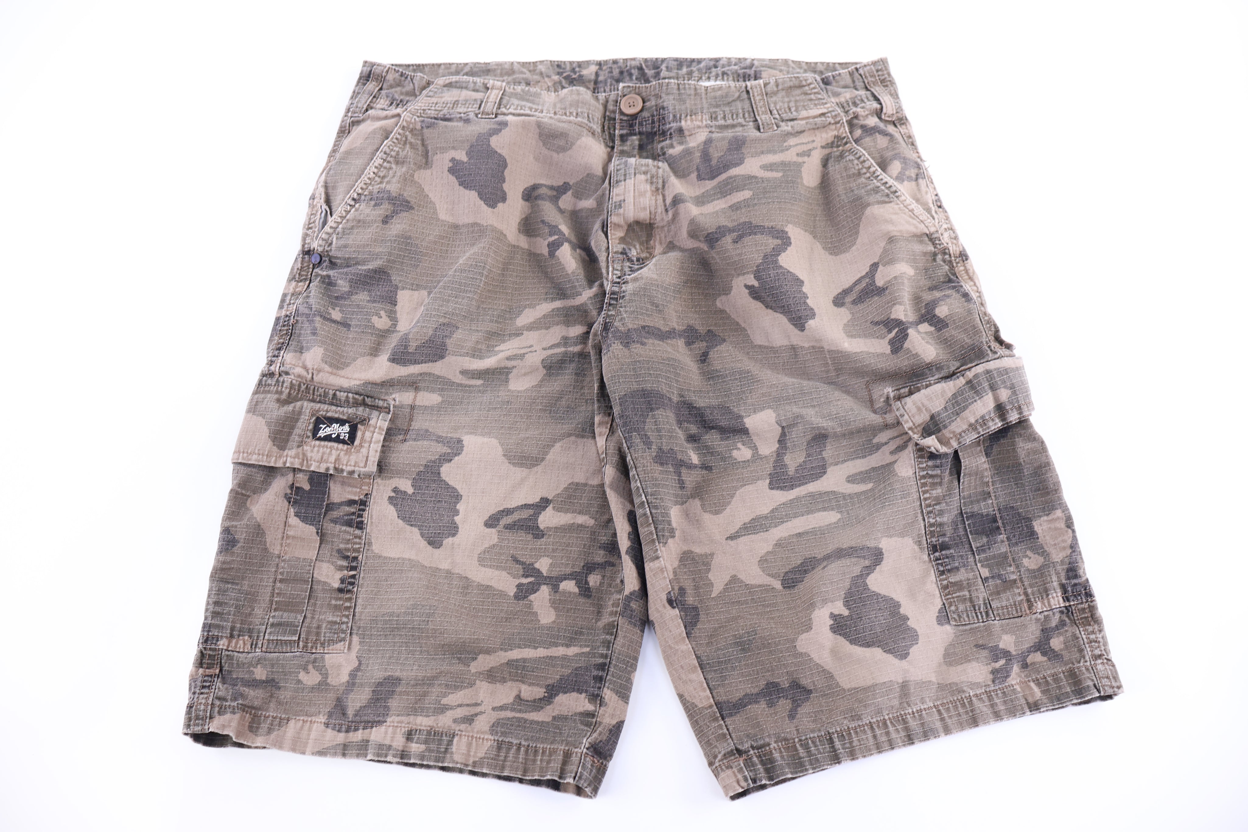 Y2K Zoo York Camo Cargo Shorts
