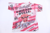 1991 Chicago Bulls NBA Finals Champions All Over Graphic T-shirt