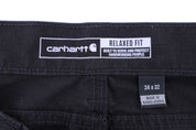 Carhartt Logo Patch Black Pants