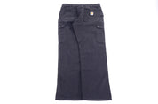 Carhartt Logo Patch Black Pants