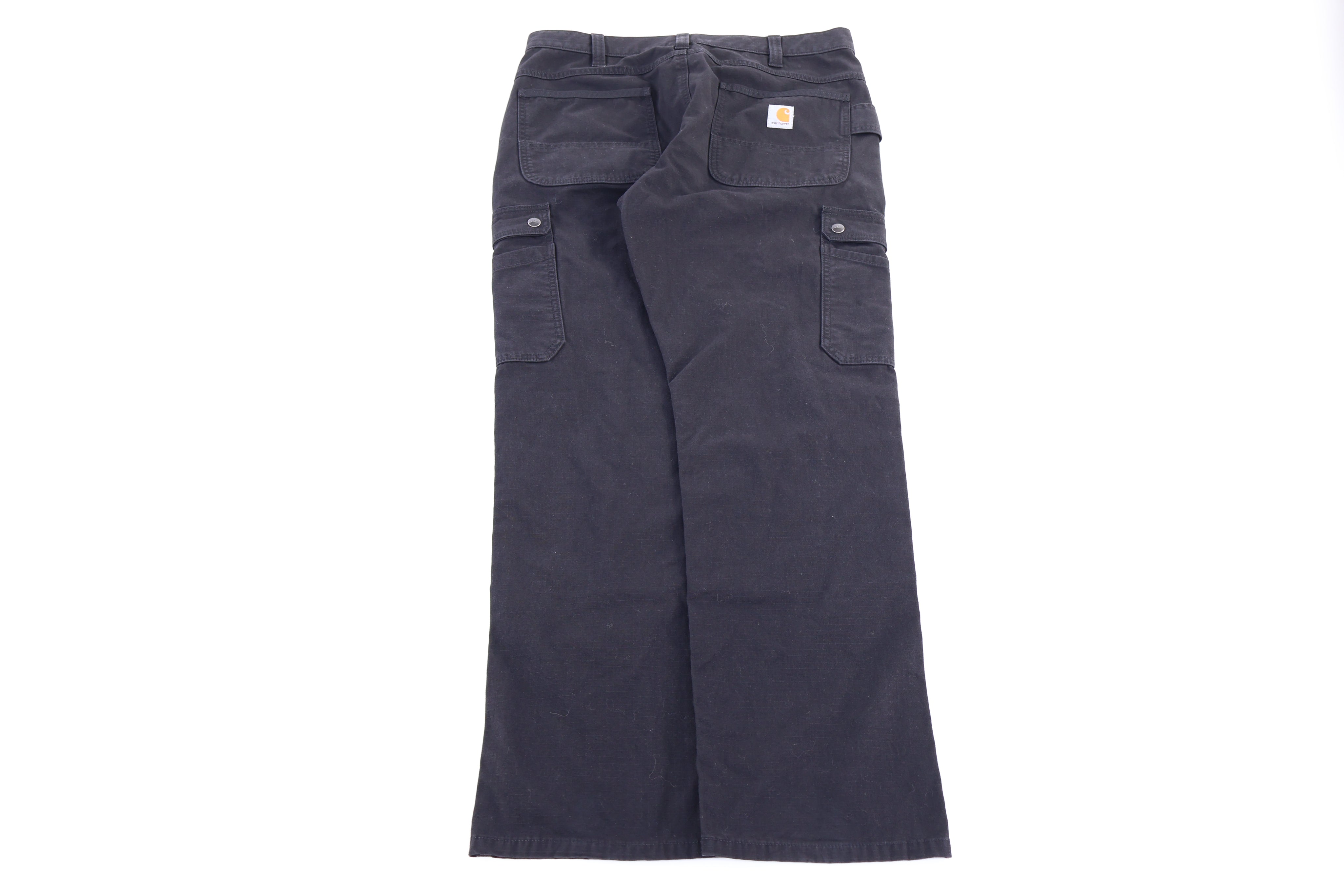 Carhartt Logo Patch Black Pants