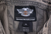 Harley Davidson Motorcycles Button Down
