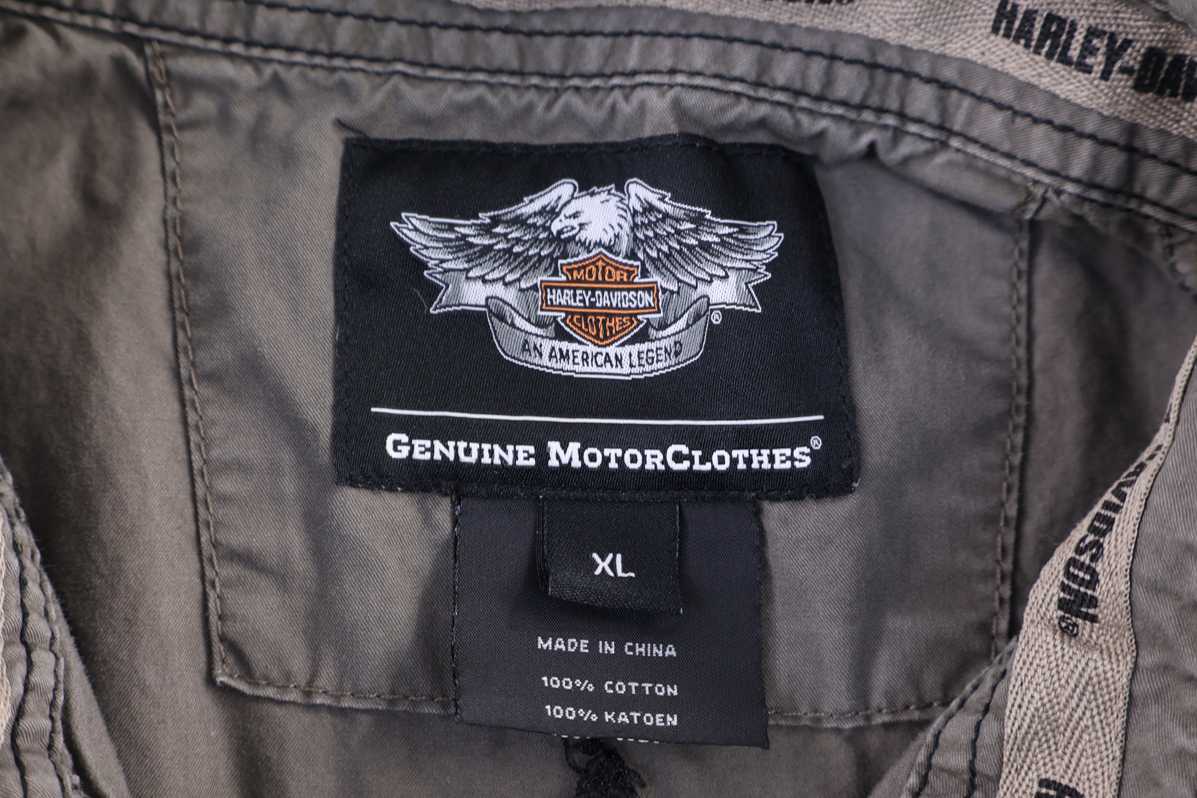 Harley Davidson Motorcycles Button Down
