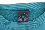 90's Habitat Nature All Over Graphic Sweatshirt