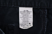 Carhartt Logo Patch Black Cargo Pants
