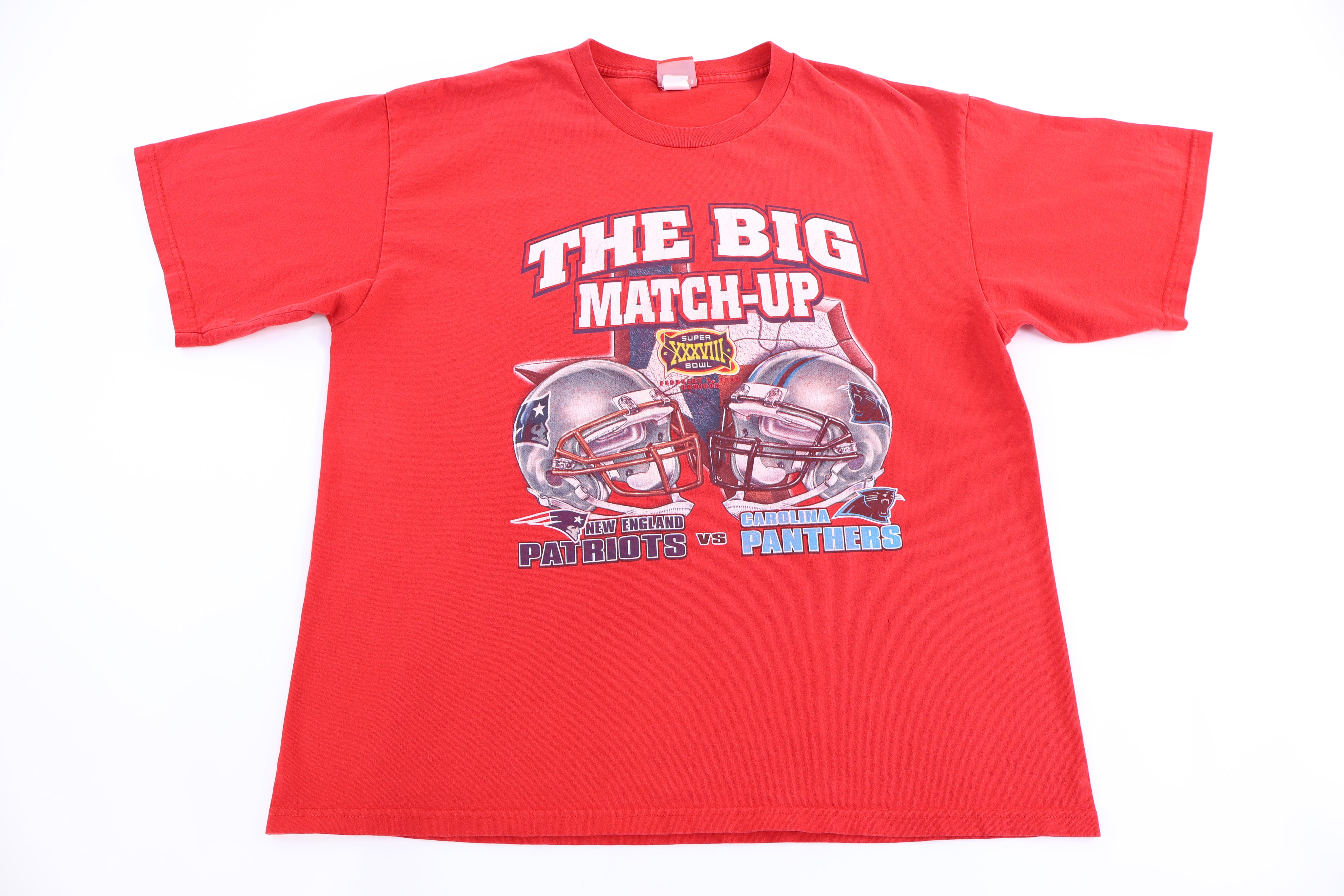 2004 The Big Match Up Panthers Vs Patriots T-shirt