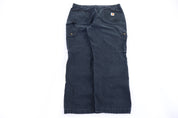 Carhartt Logo Patch Black Cargo Pants