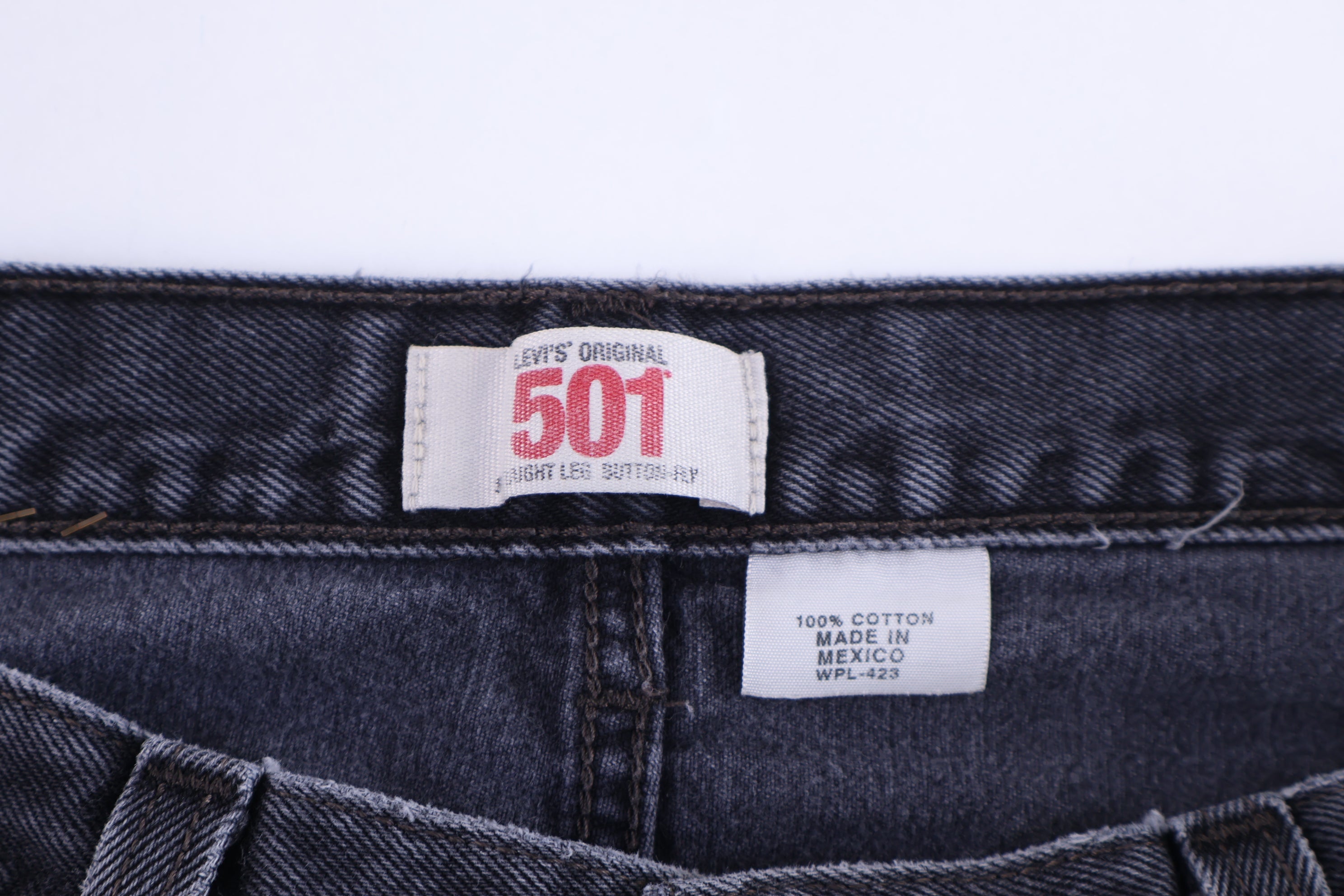 Levi's 501 Black Denim Jeans