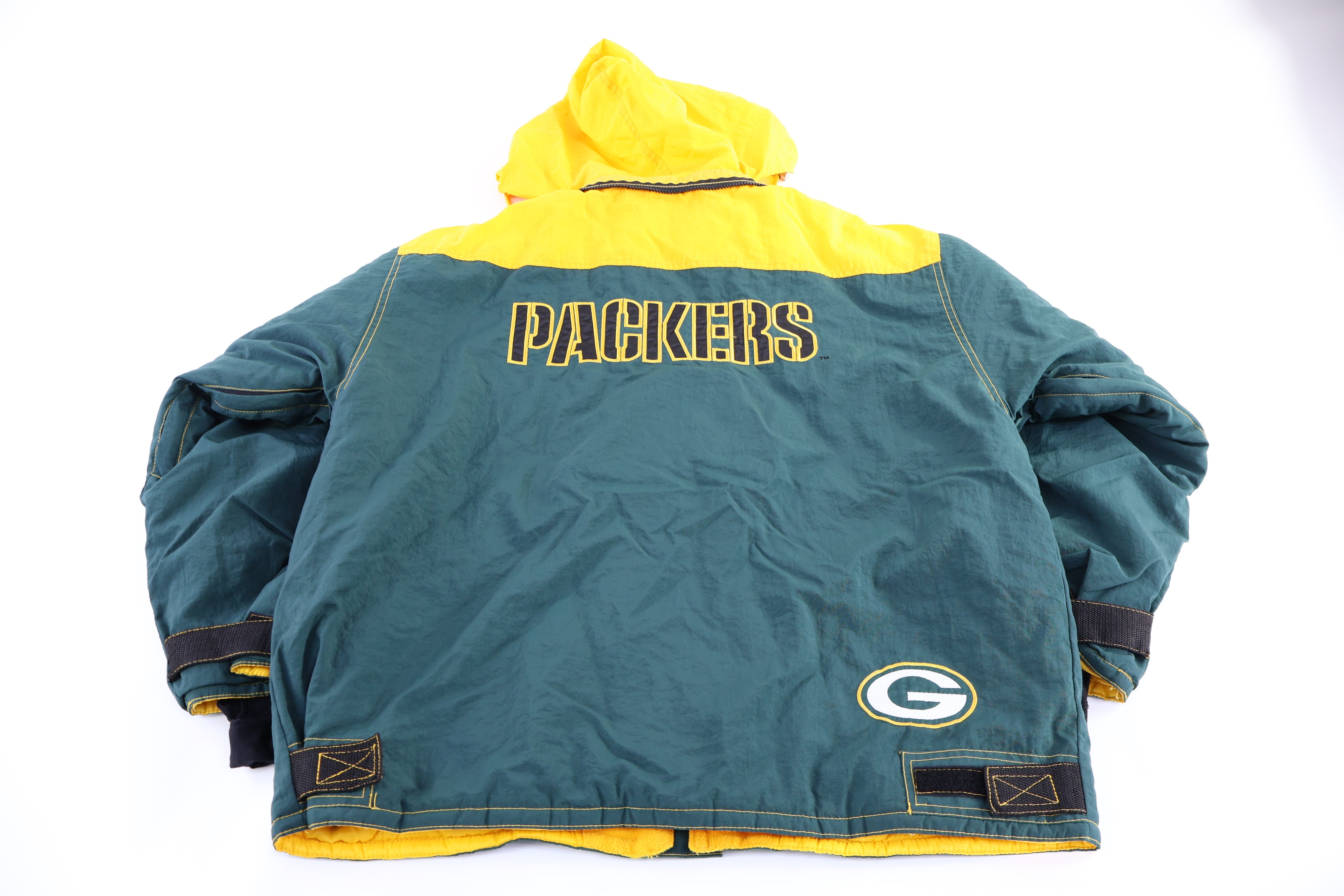90's Green Bay Packers Football Puffer Jacket