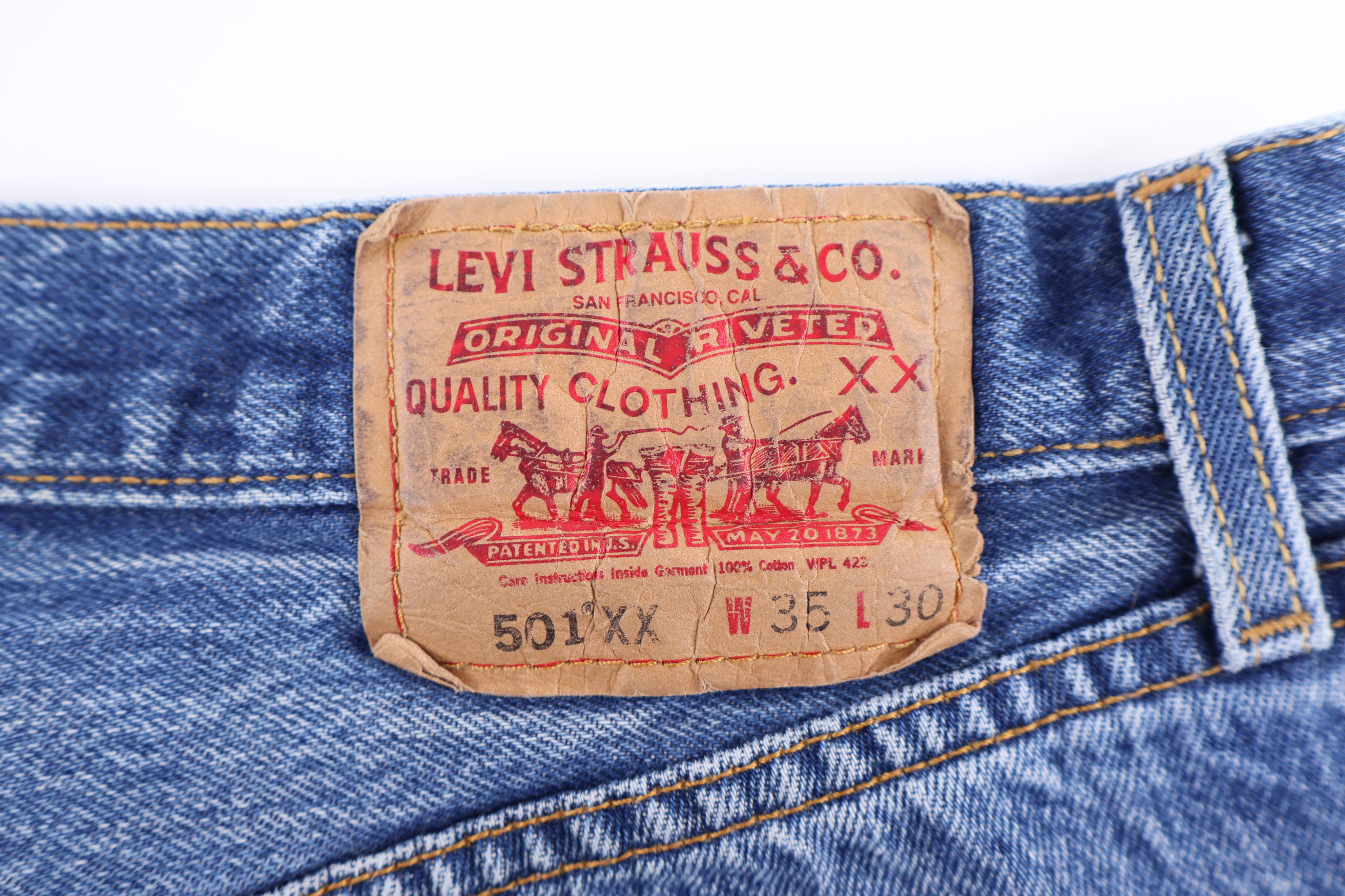 90's Levi's 501 Medium Wash Denim Jeans