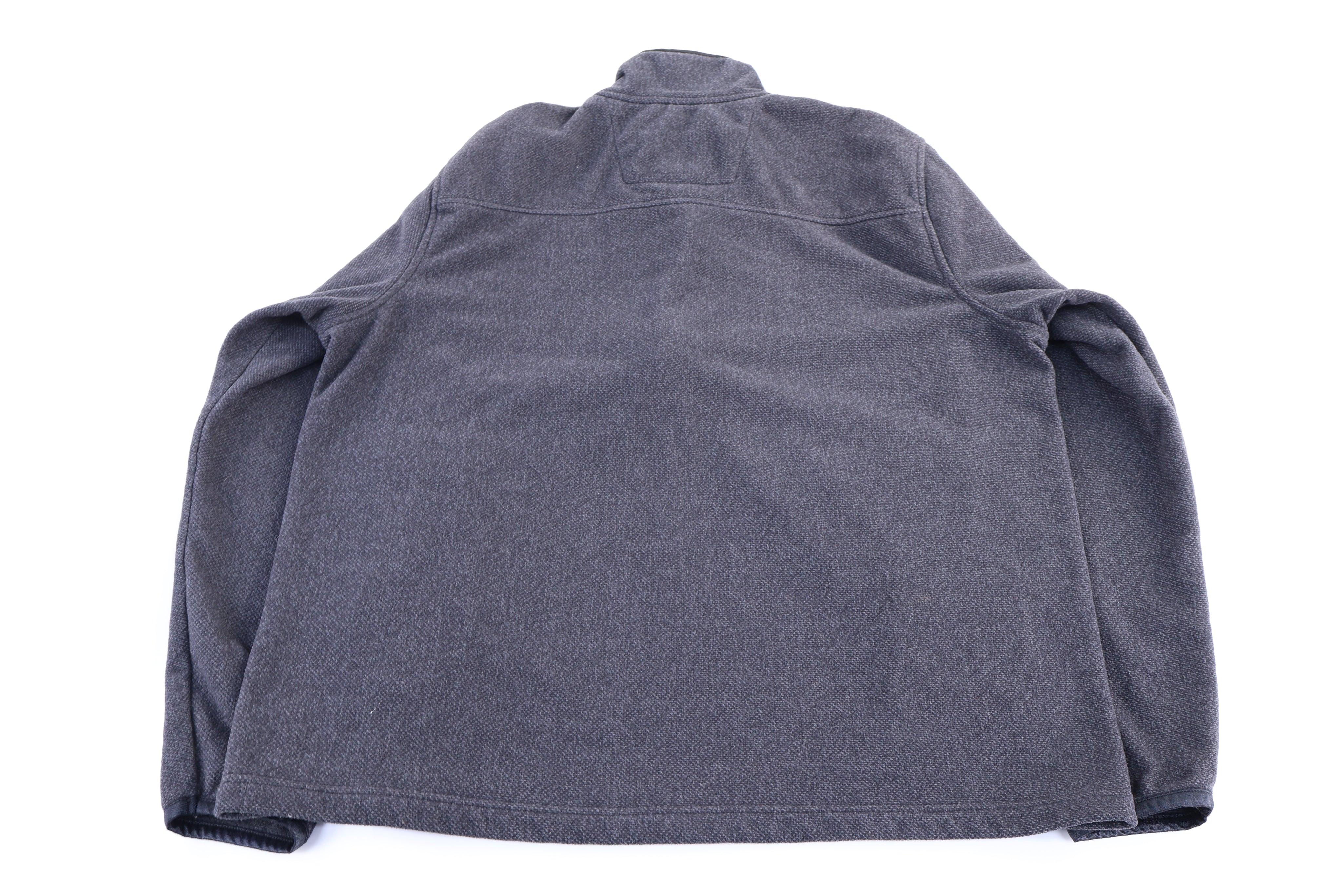 Carhartt Logo Patch Grey Quarter Zip Pullover