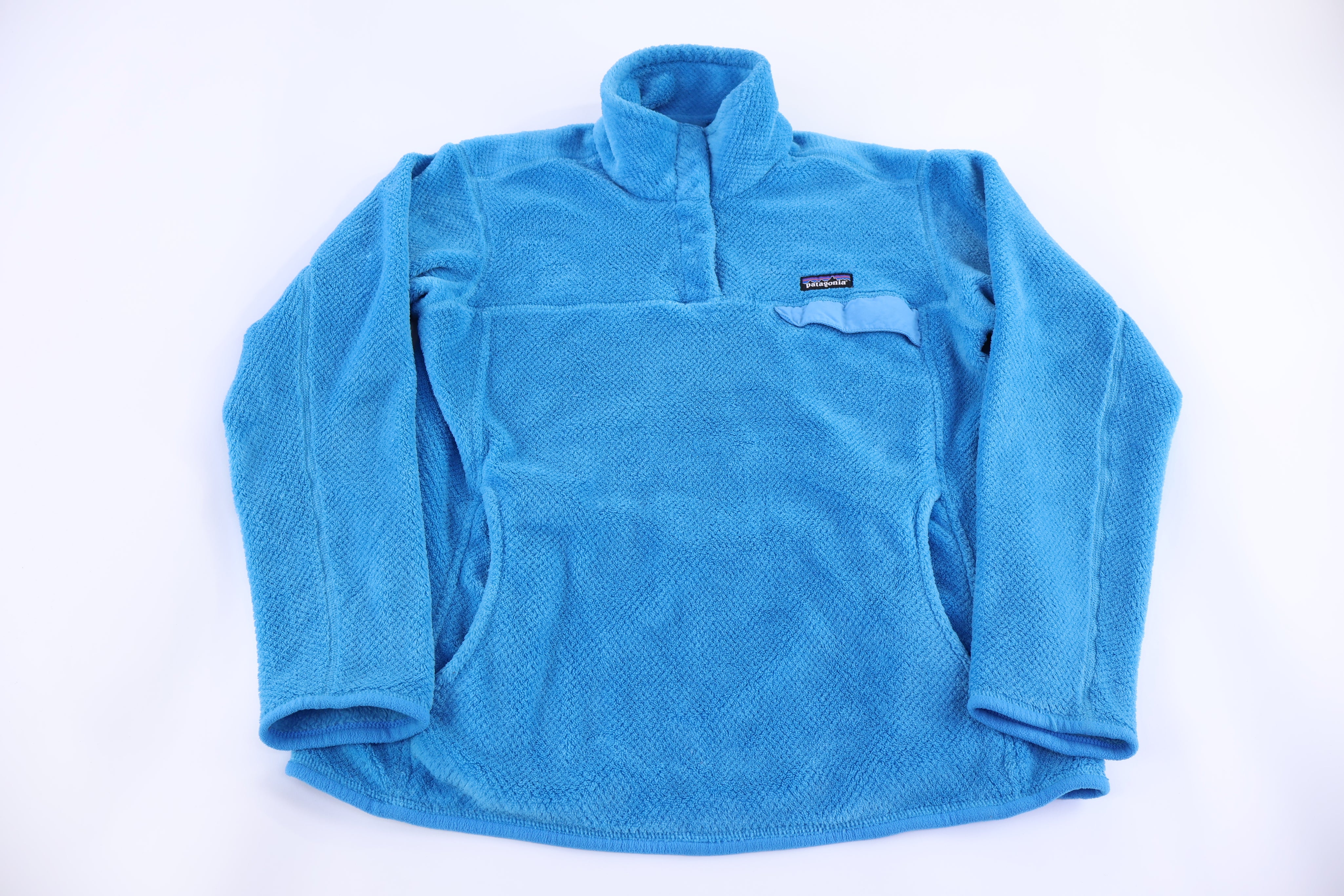 Women's Patagonia Logo Patch Blue Pullover