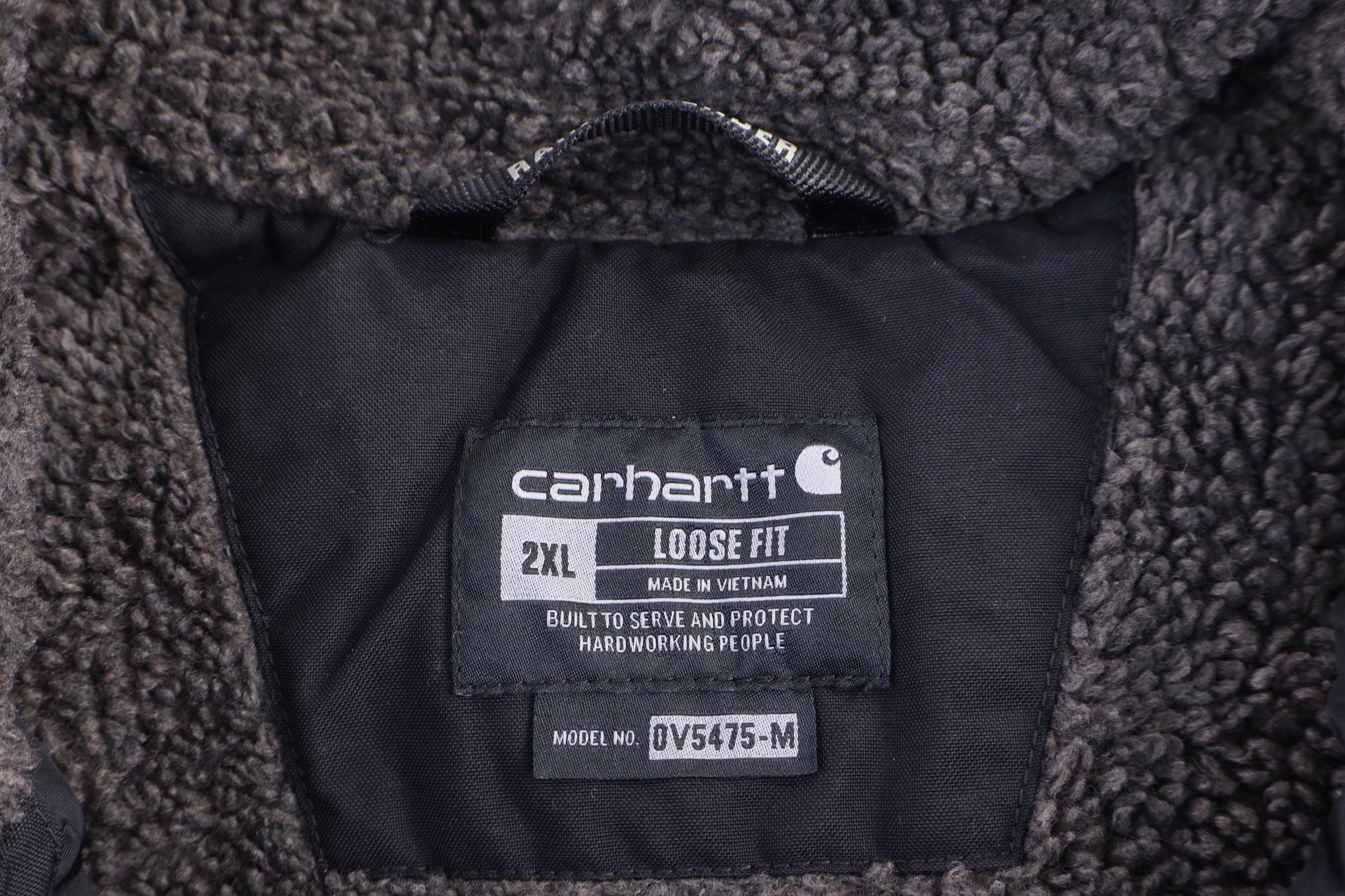 Carhartt Logo Patch Black Full Zip Vest