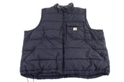 Carhartt Logo Patch Black Full Zip Vest