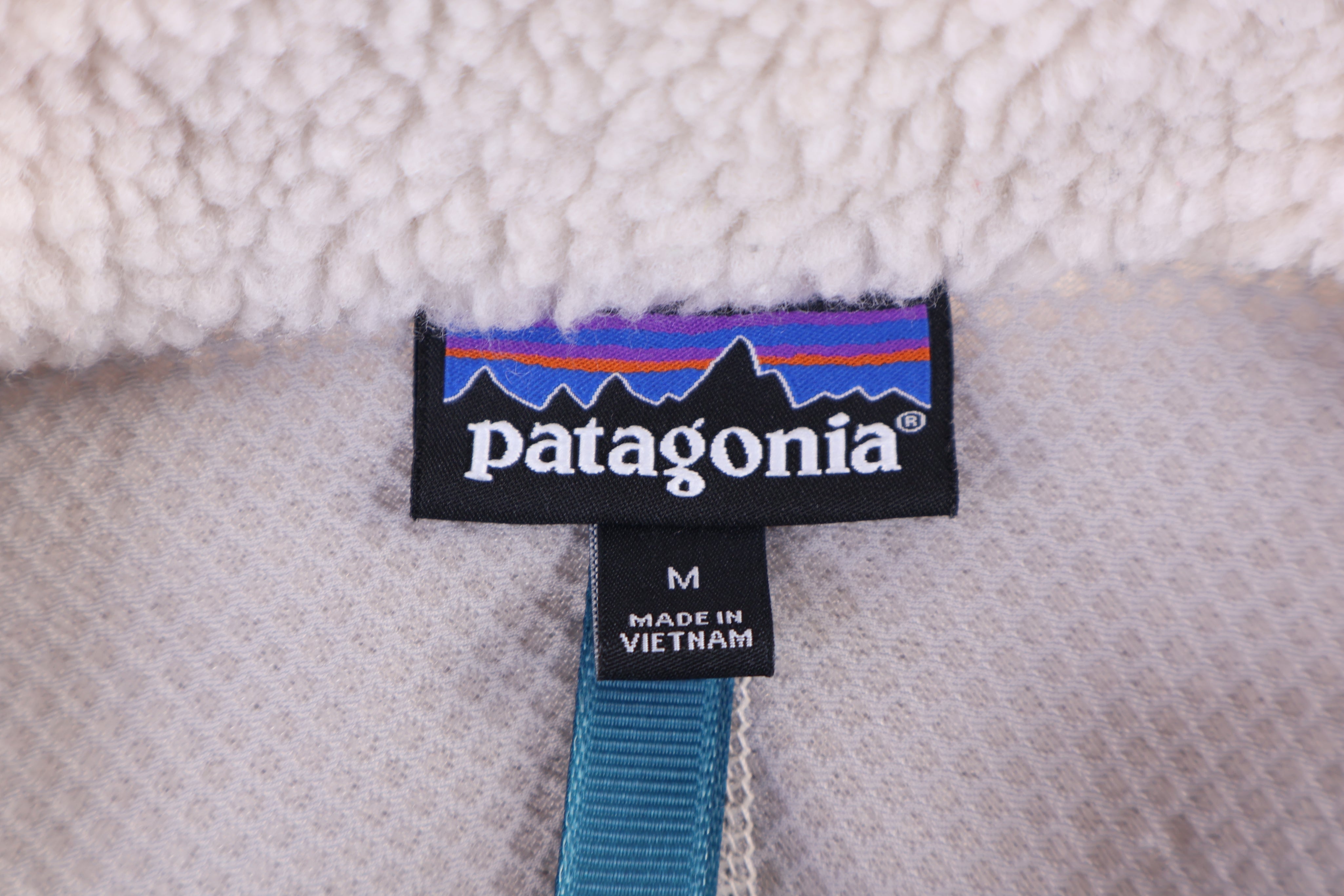 Patagonia Logo Patch Full Zip Sherpa Jacket
